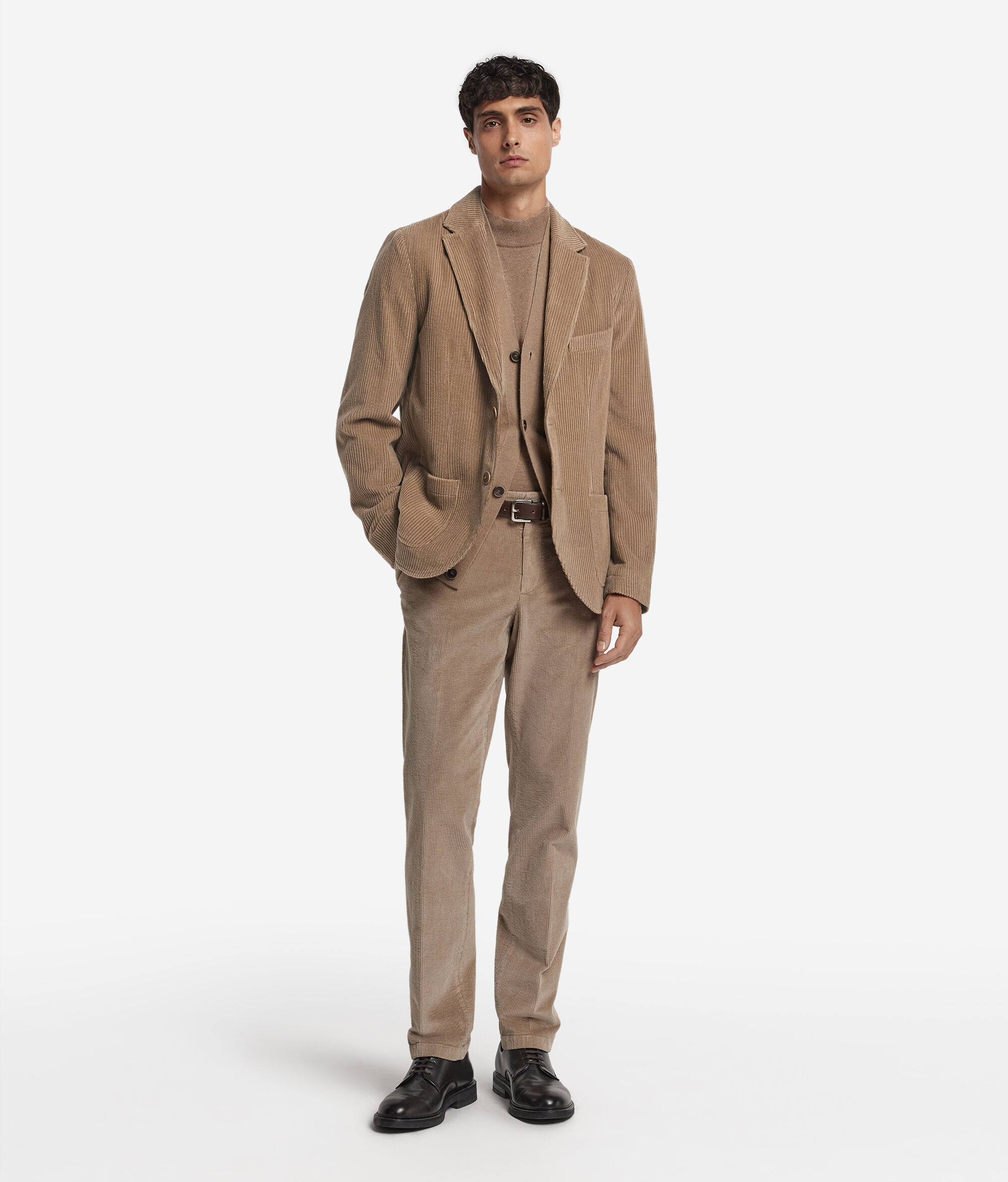 Фактурный жакет из шерсти и кашемира