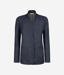 Denim Jersey Jacket