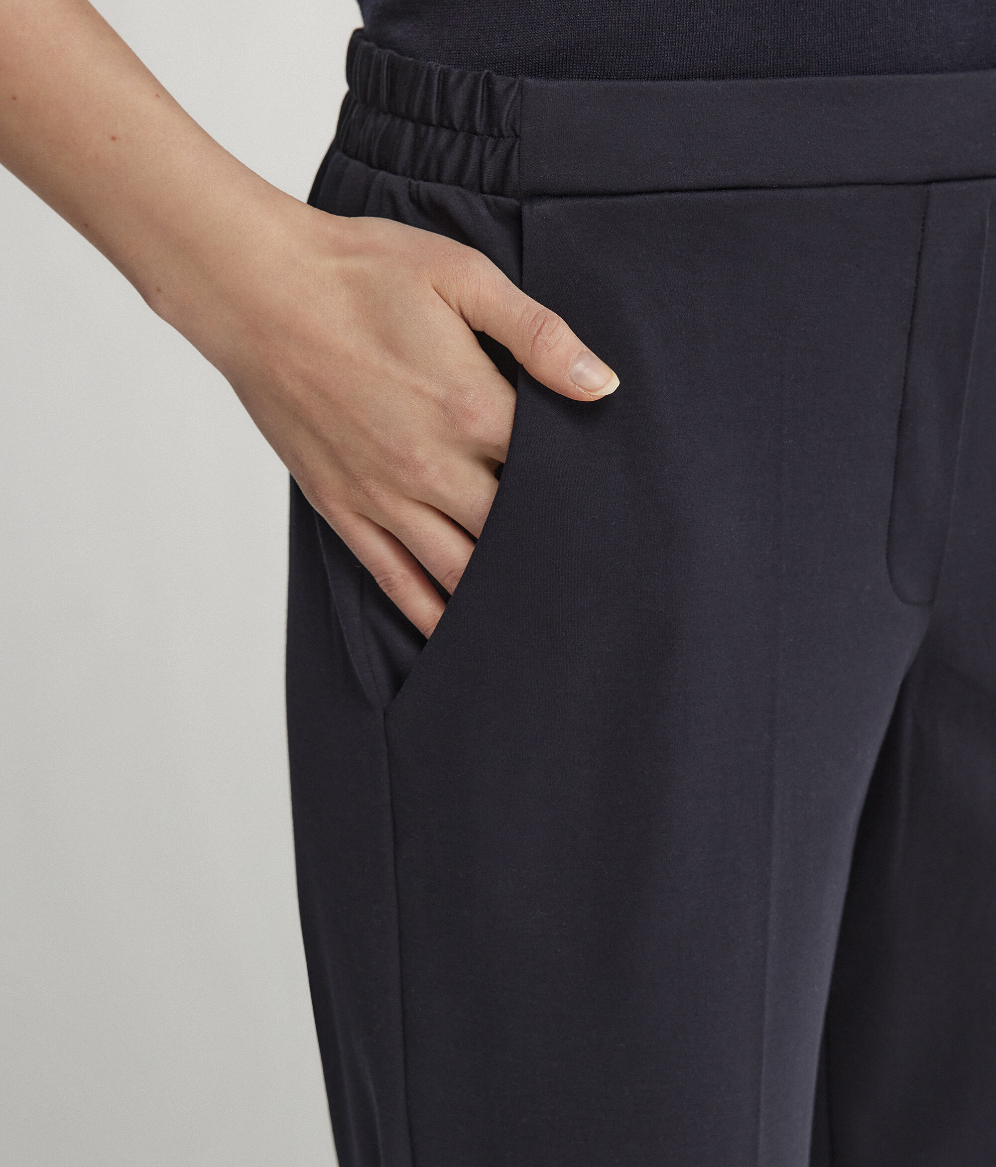 Pantalon cigarette femme en coton