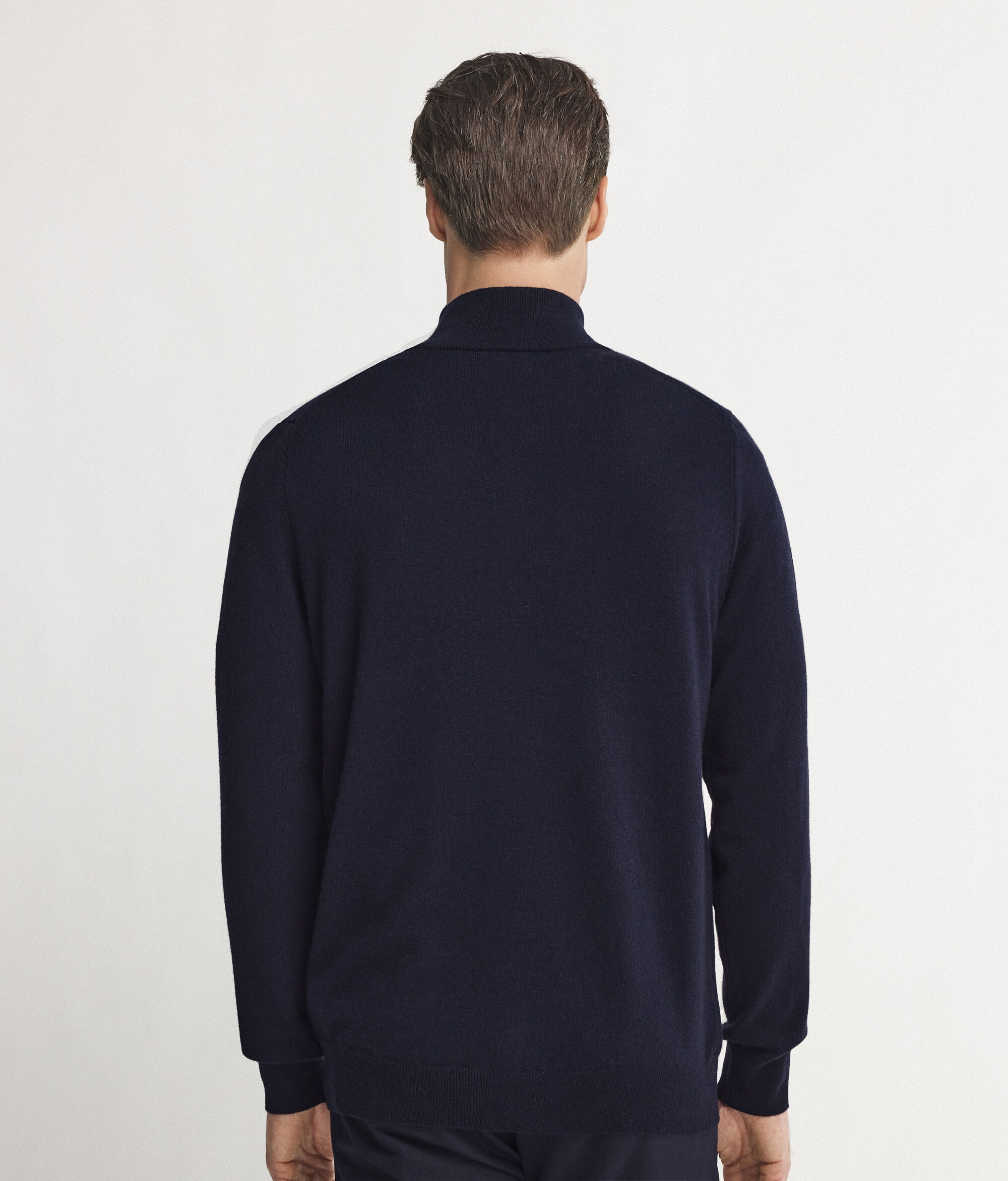 Gilet homme à fermeture éclair en cachemire ultra-doux