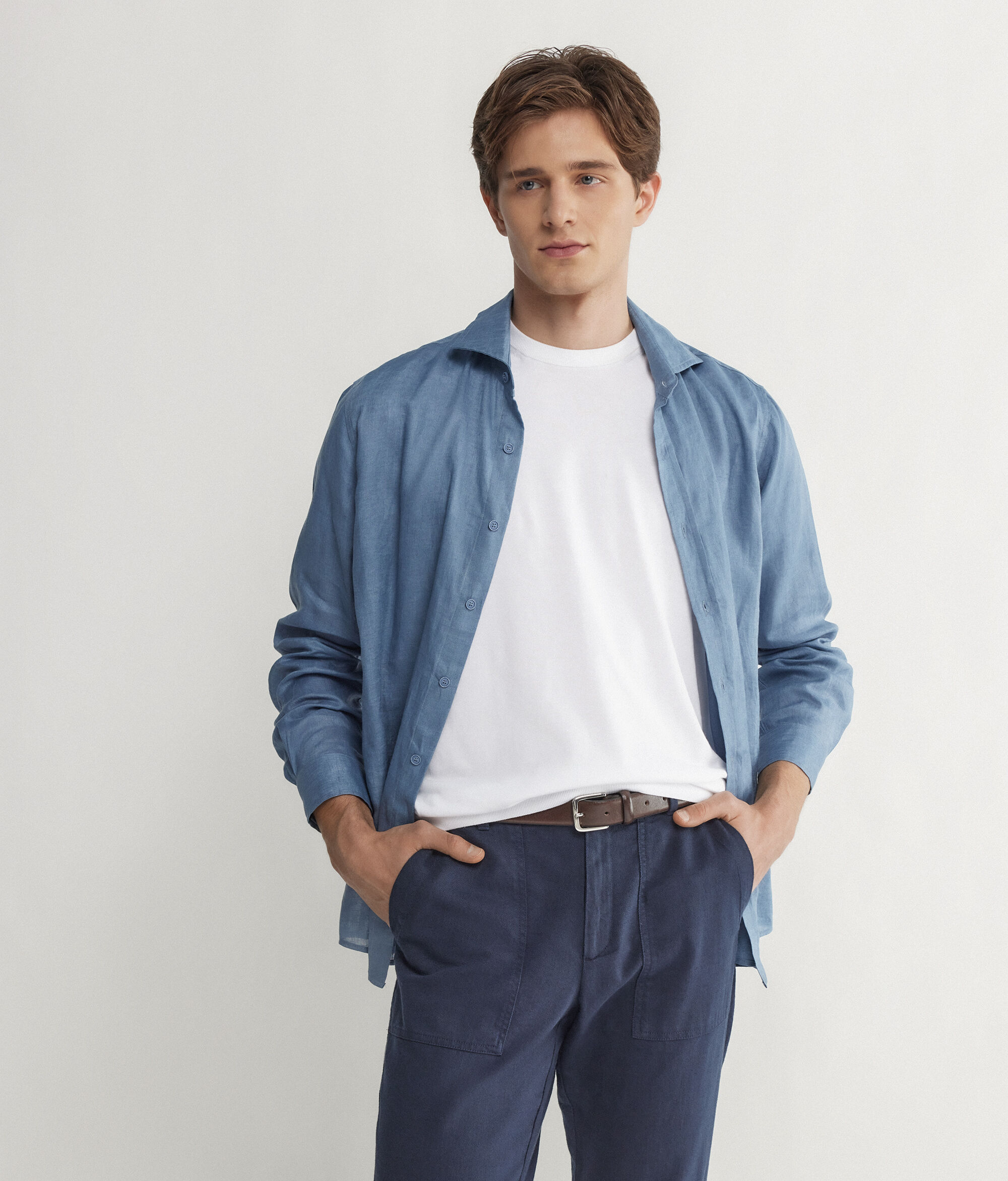 Fresh Cotton Short-Sleeved Round-Neck T-Shirt