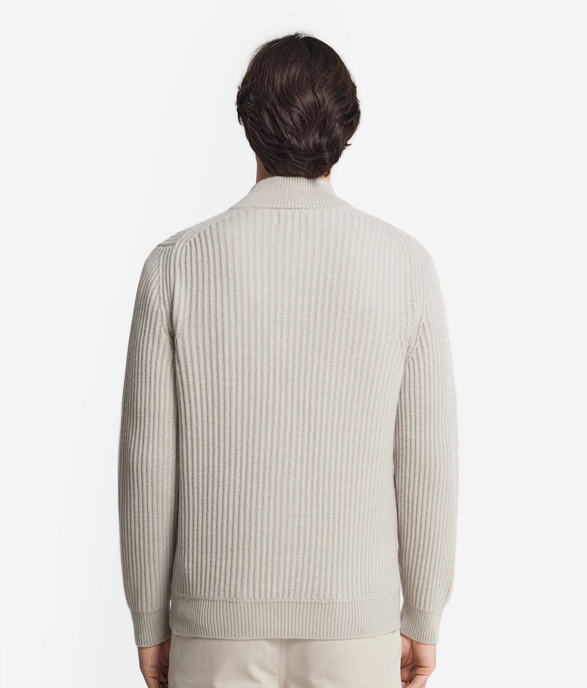 Ribbed Ultrasoft Cashmere Cardigan