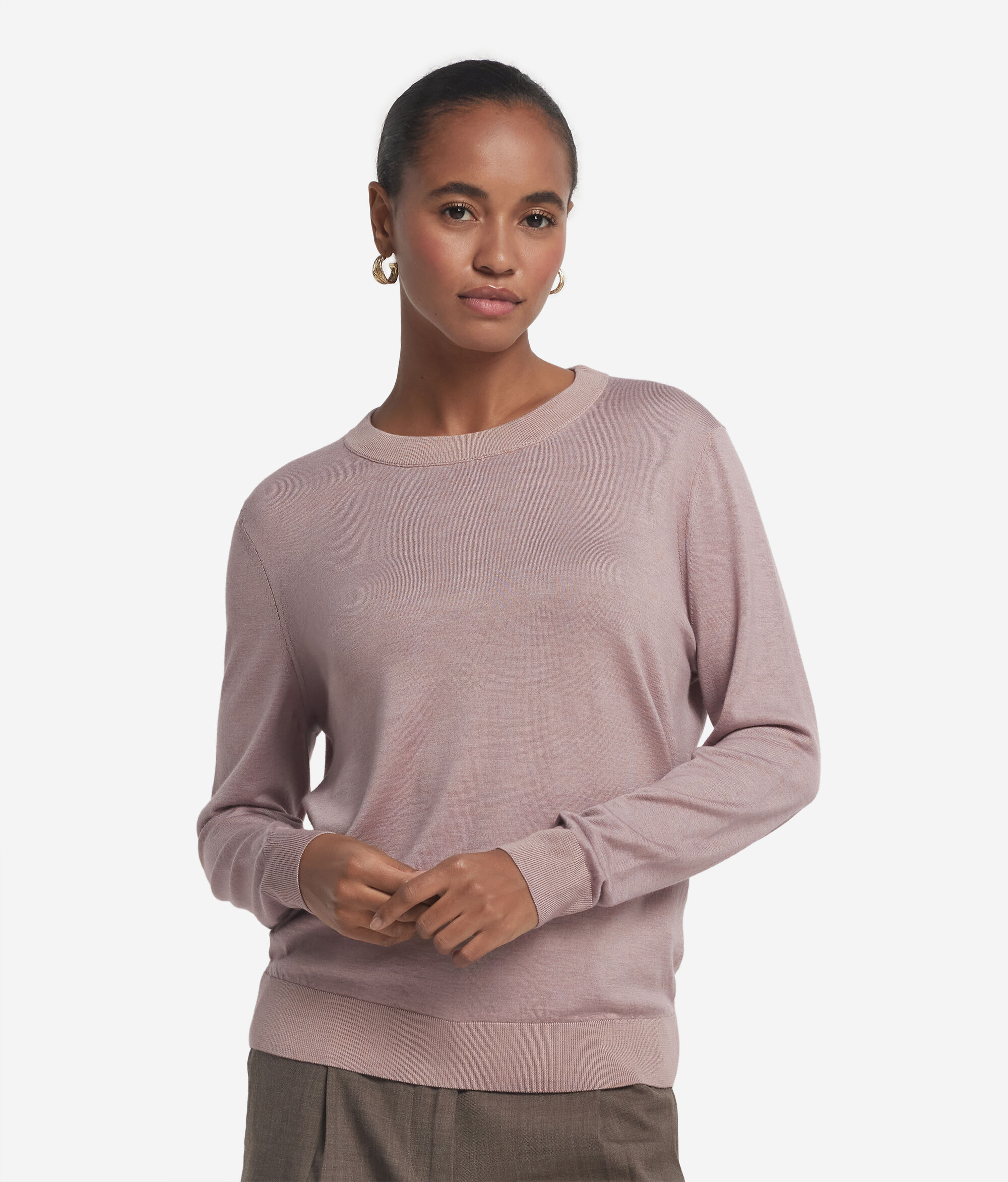Crew Neck Ultrafine Cashmere Jumper