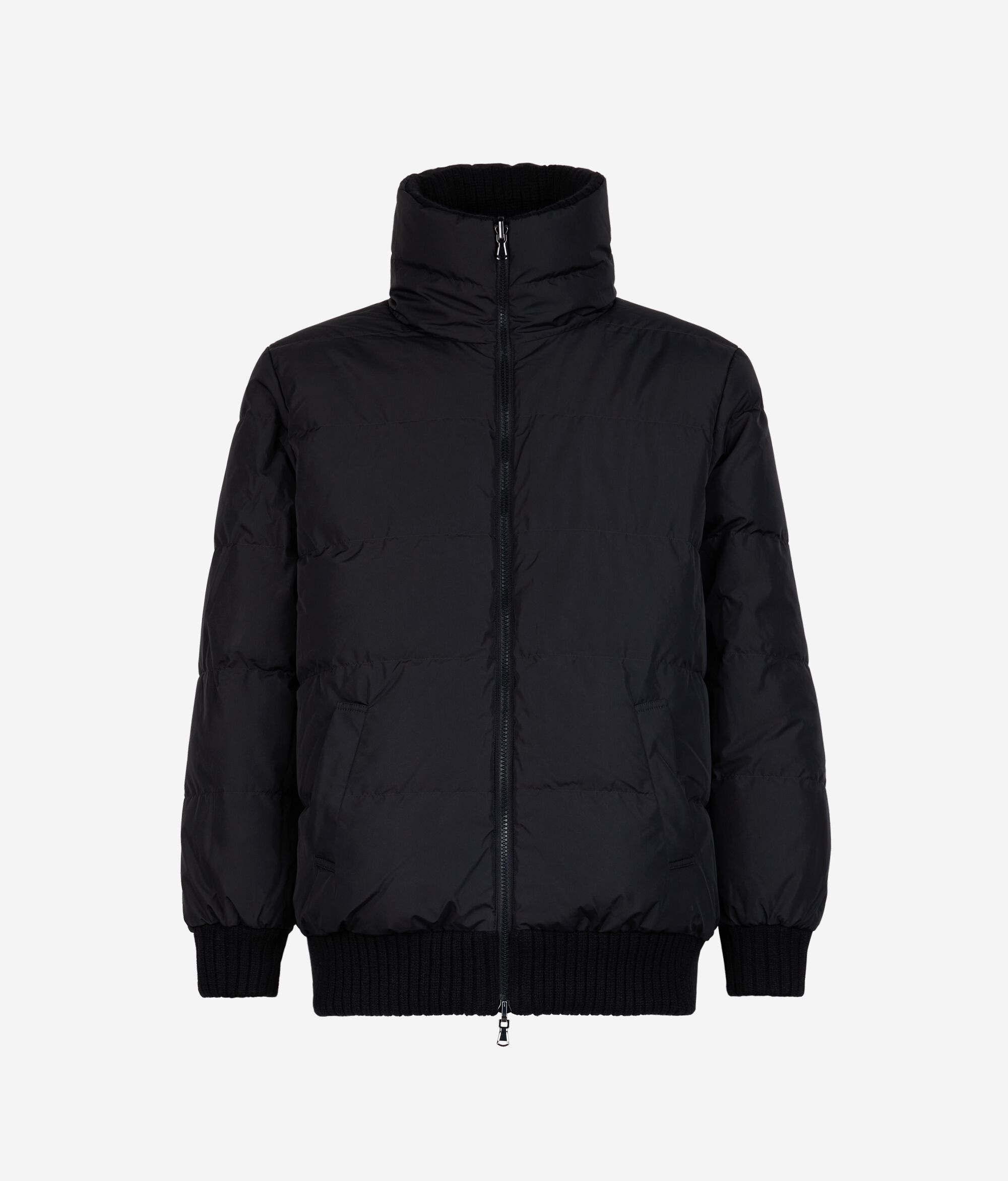 Двусторонний пуховик из кашемира