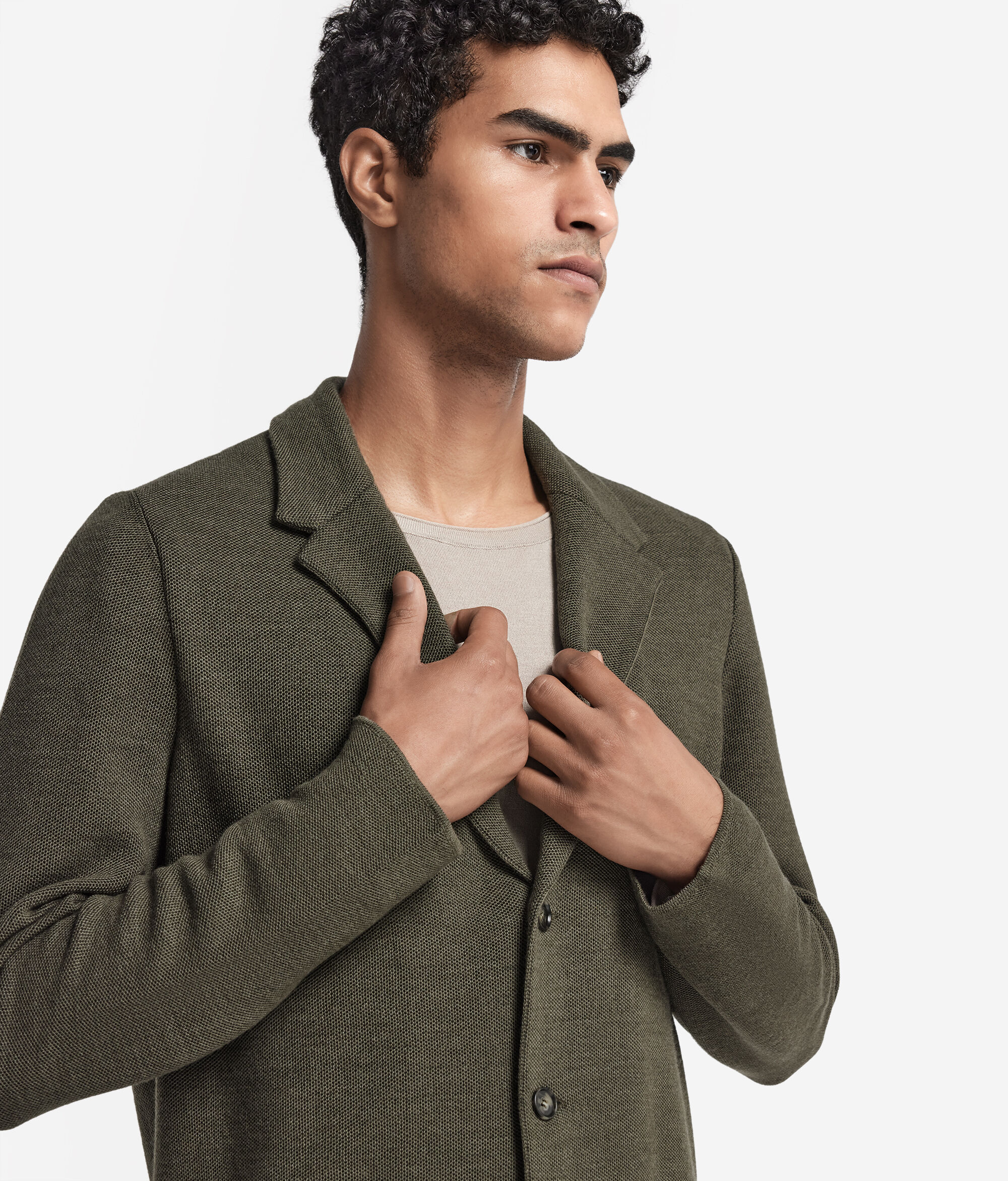 Veste en piqué