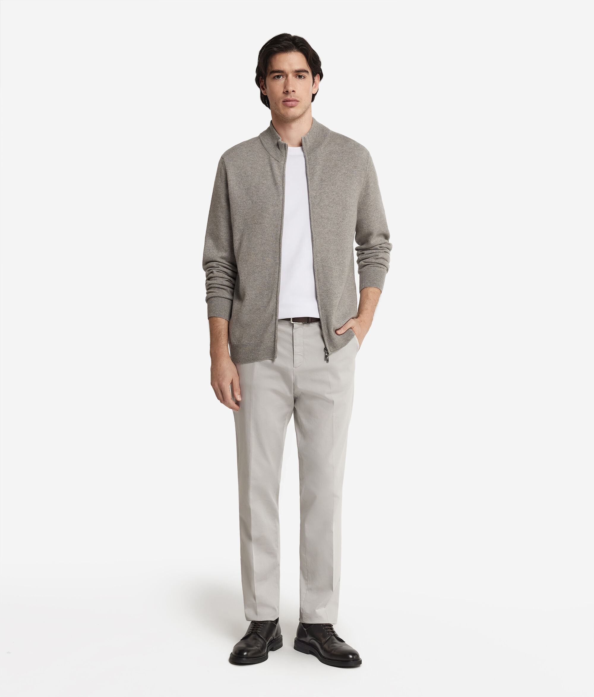 Ultrasoft Cashmere Full-Zip Cardigan