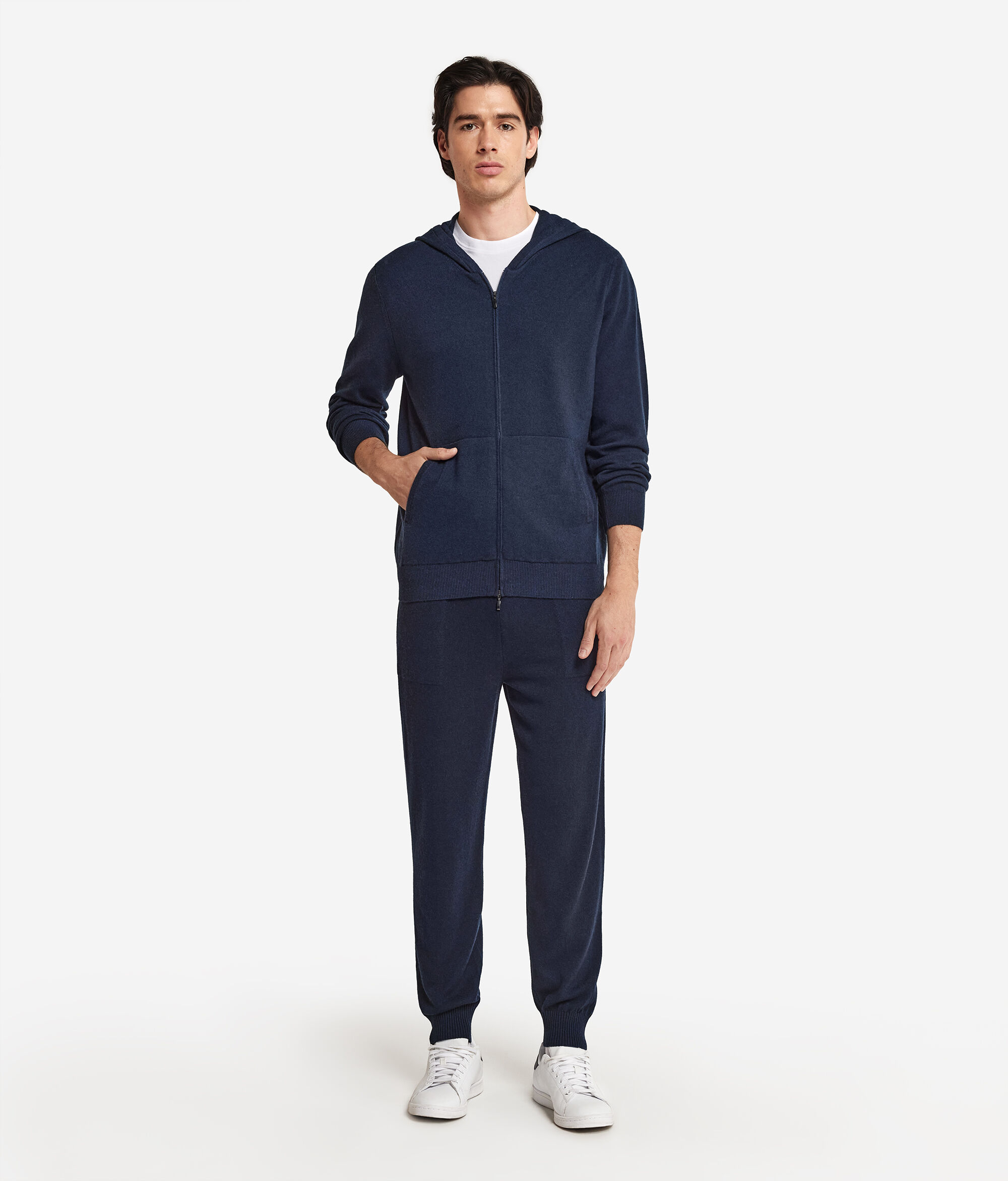 ウルトラソフトカシミヤ ジップアップパーカー