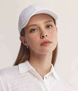 Gorra de béisbol de lino puro