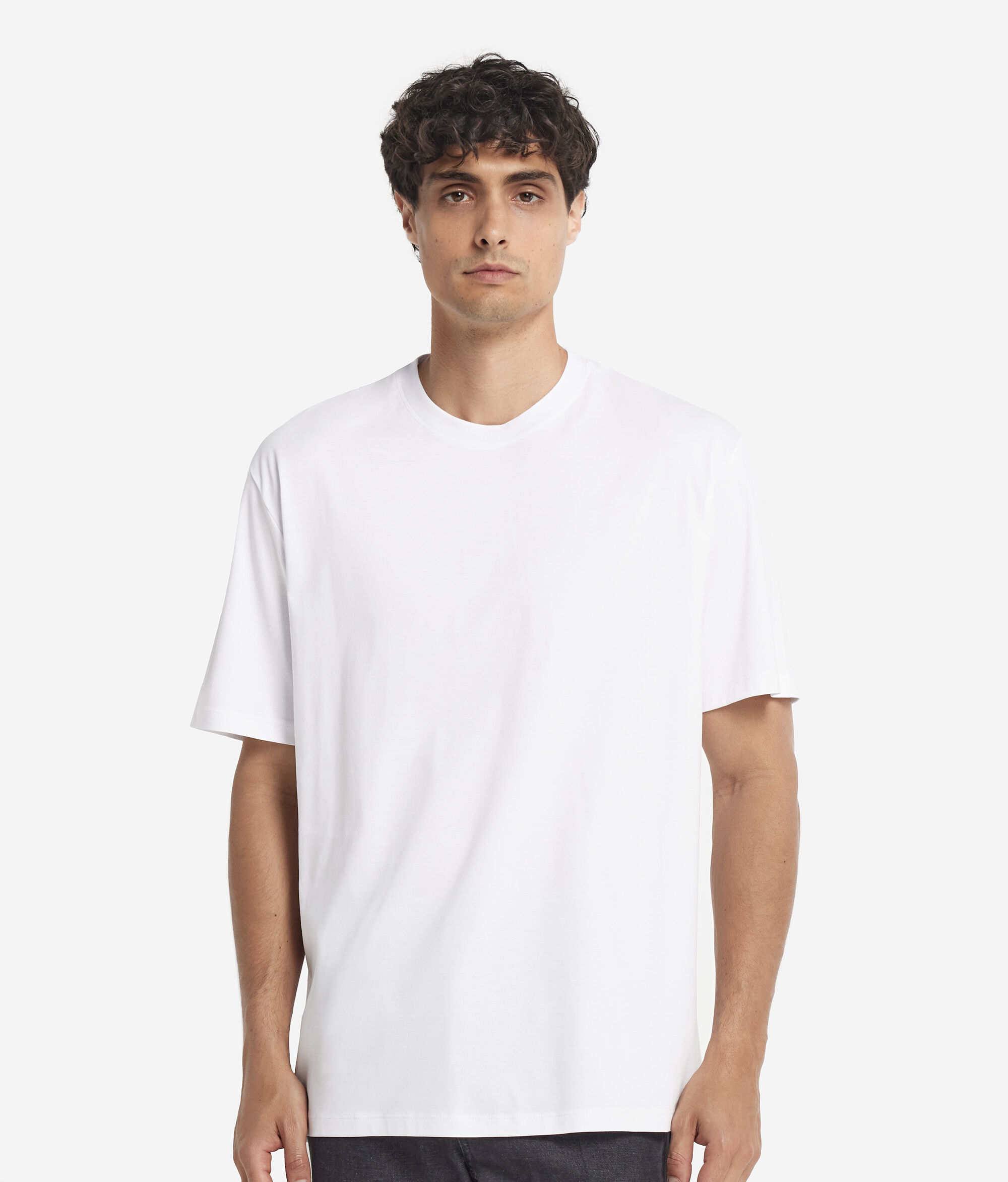 Bawełniany t-shirt oversize