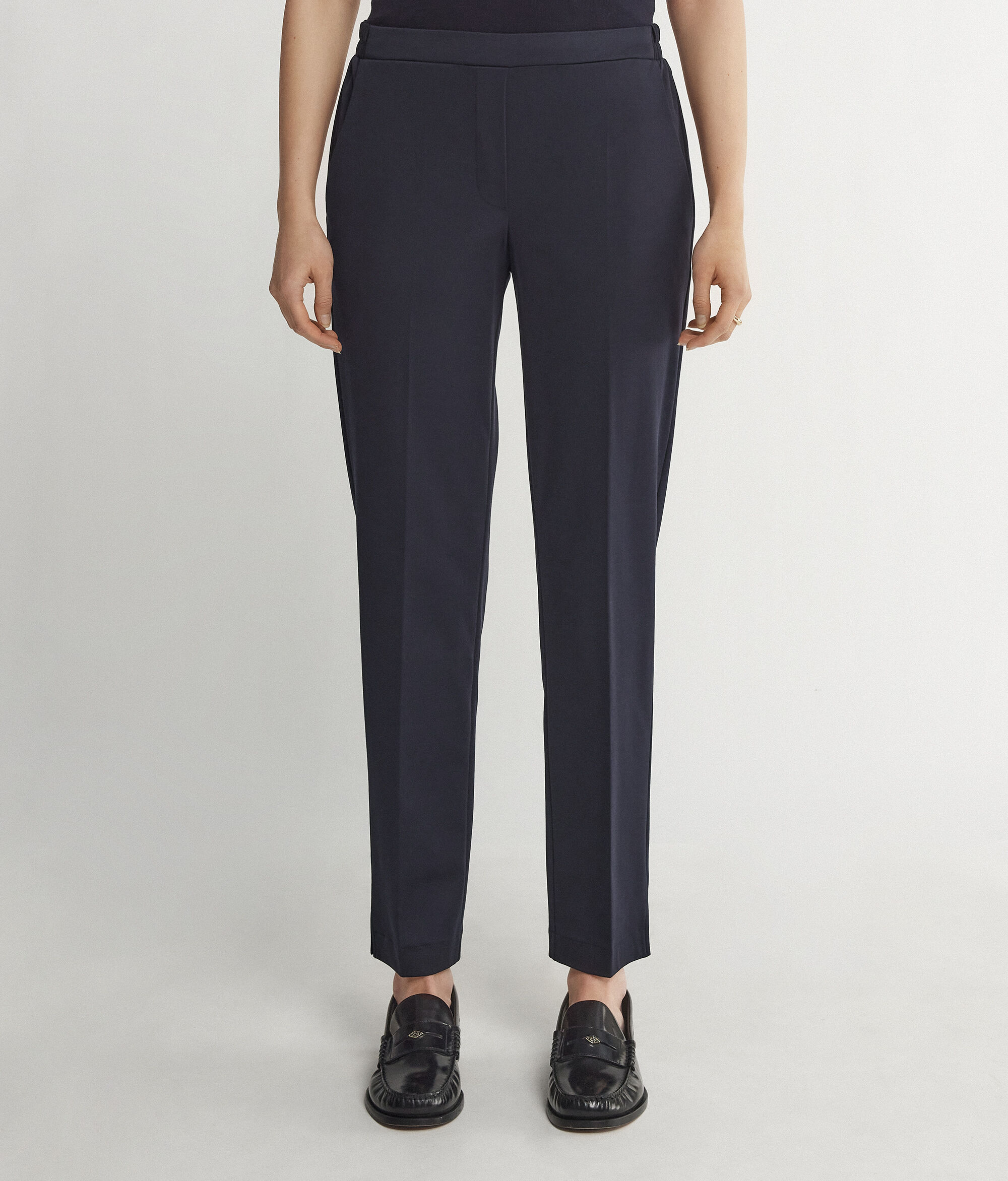 Pantalons de tub de cotó