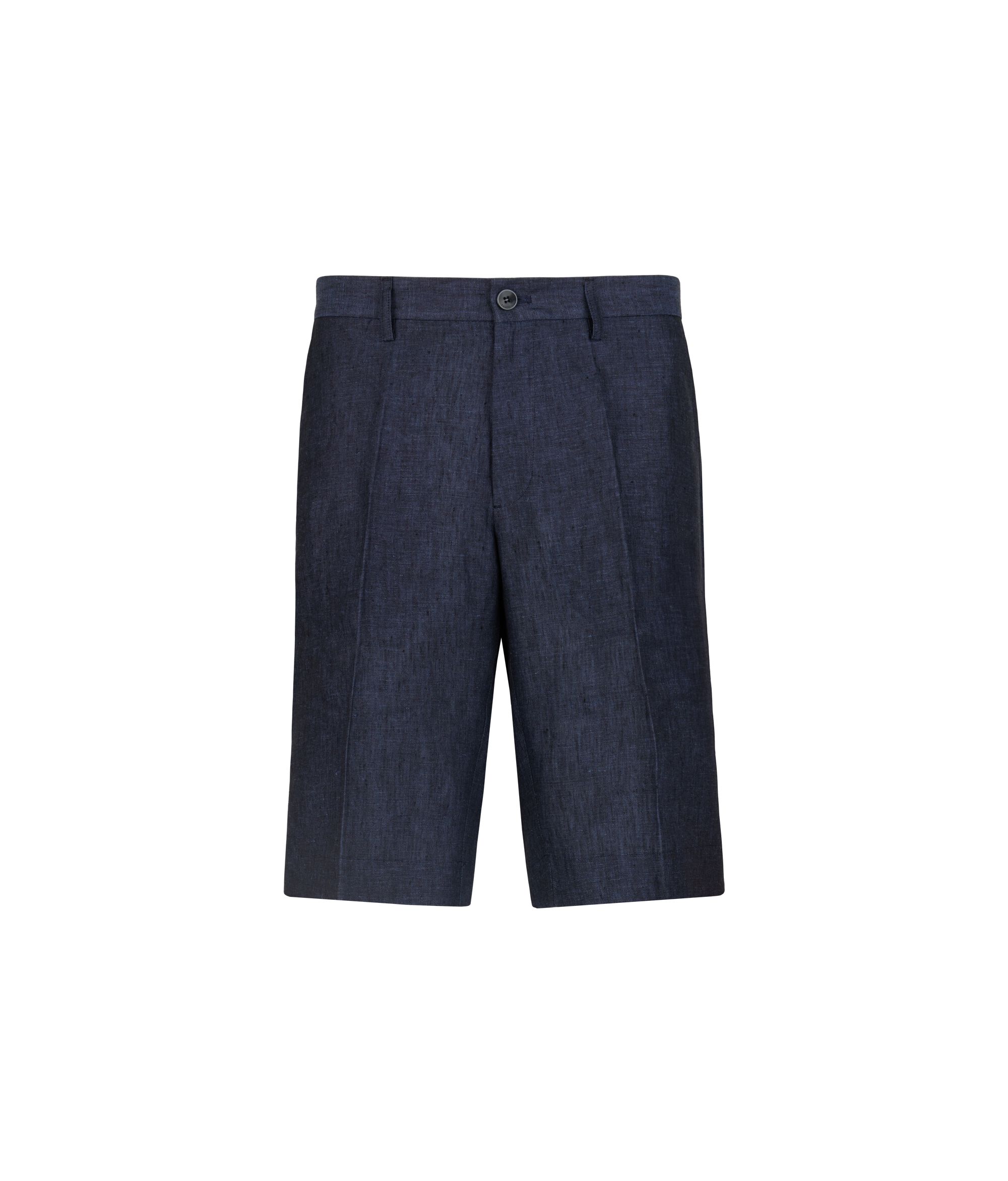 Short linen trousers