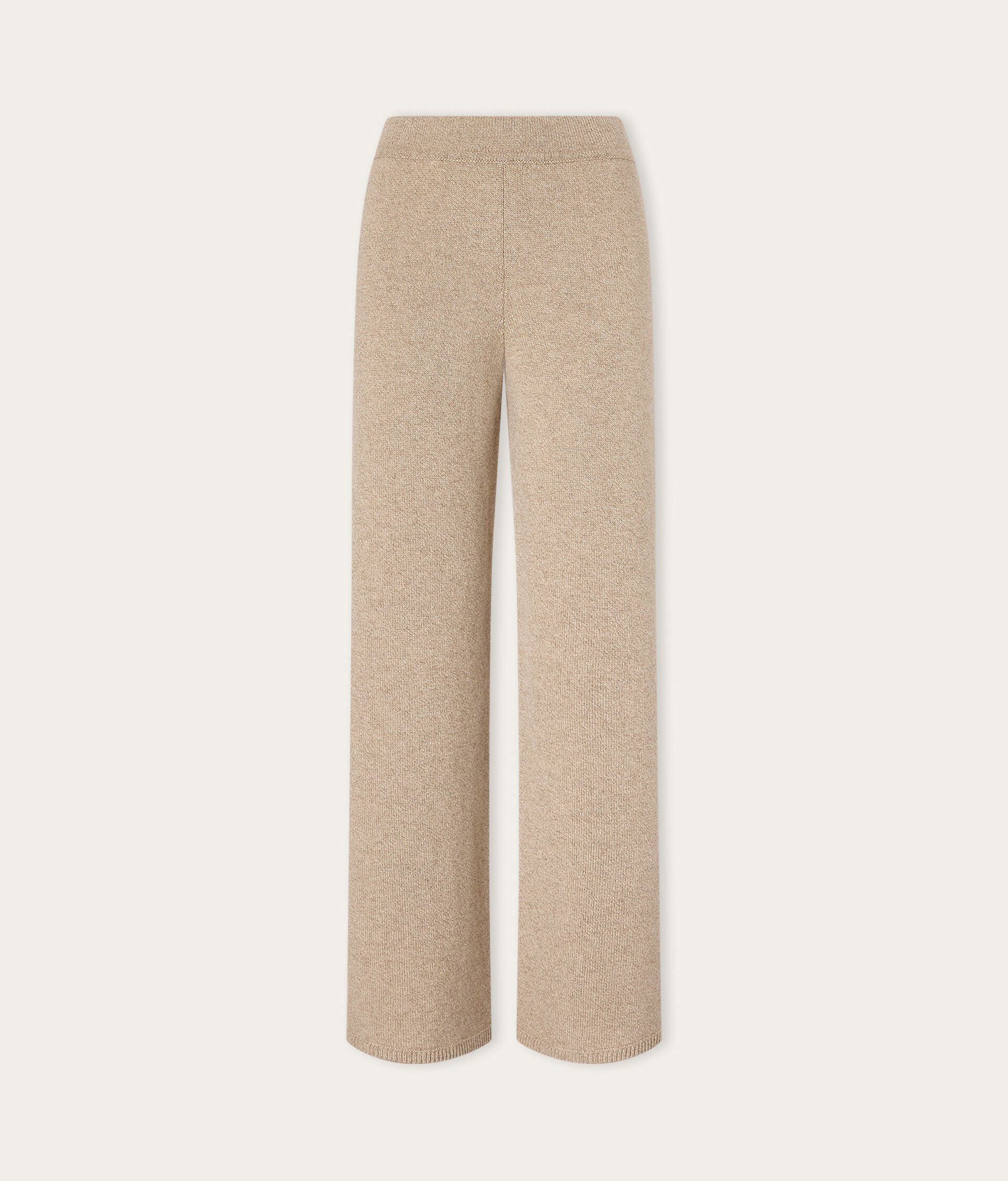 Pantalone palazzo in Cashmere Undyed