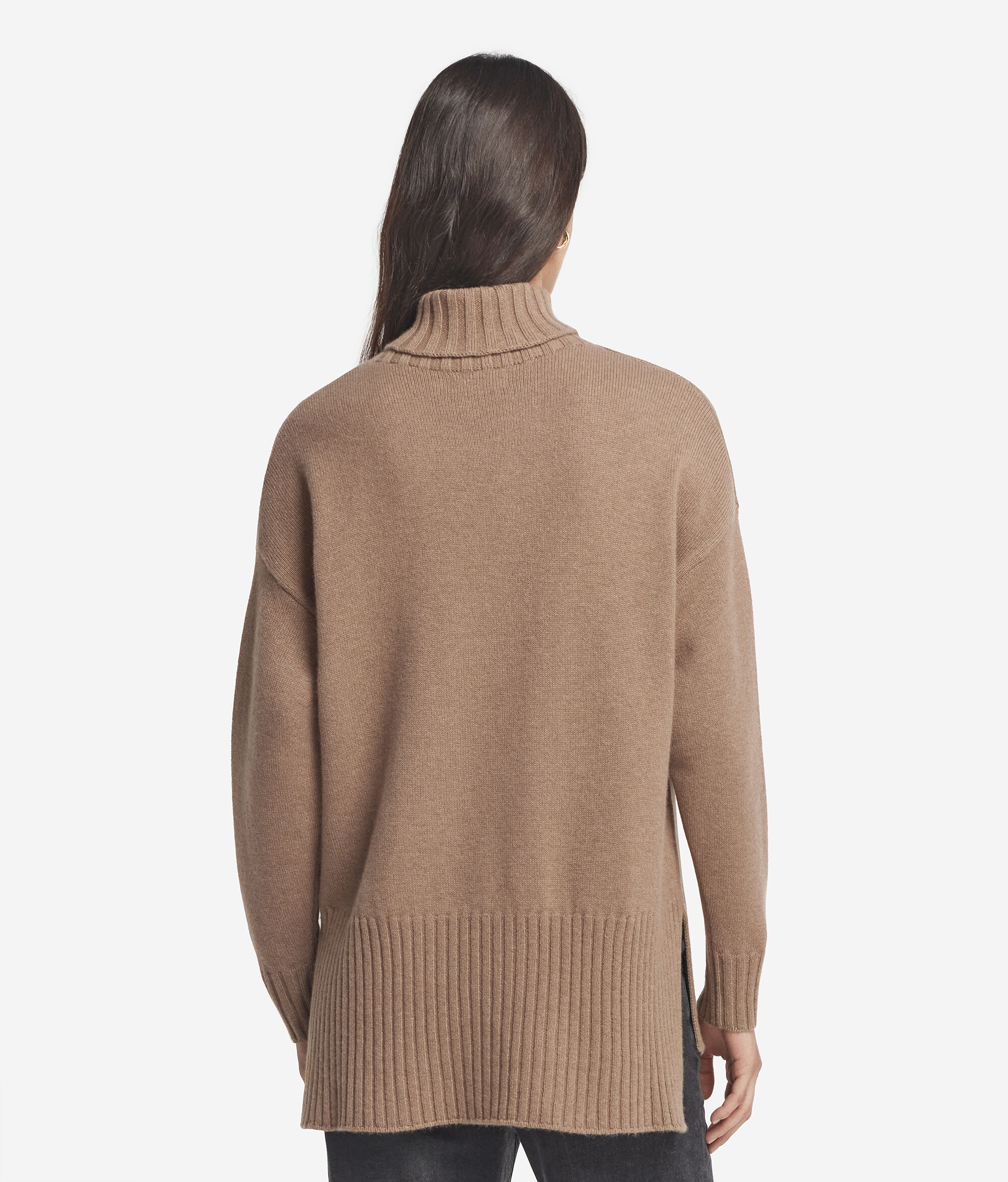 Maxi-Rollkragenpullover aus Kaschmir Ultrasoft