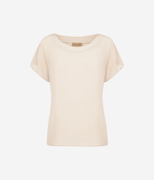 Блуза из шелка и модала