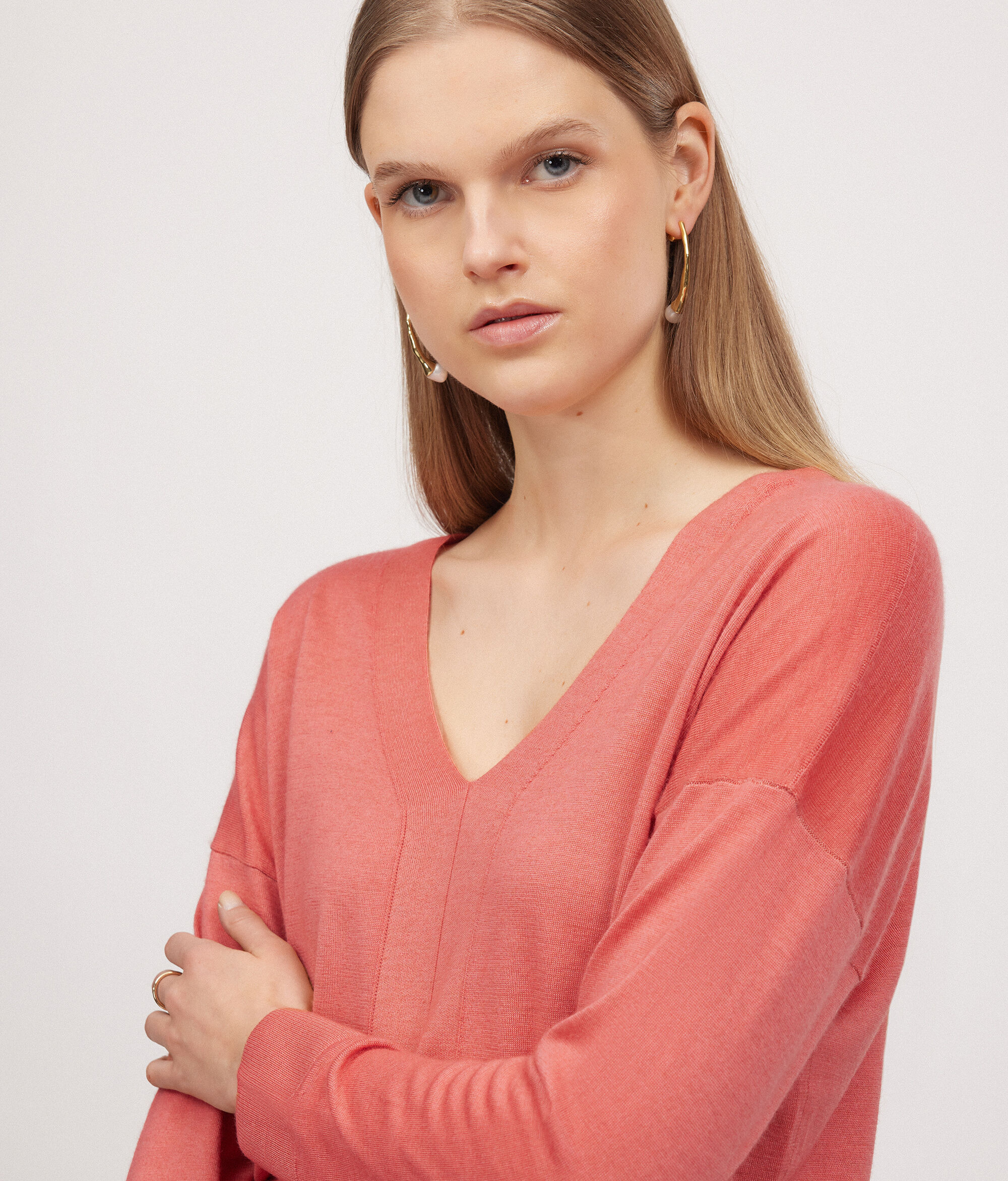 Maglia Scollo V in Cashmere Ultrafine