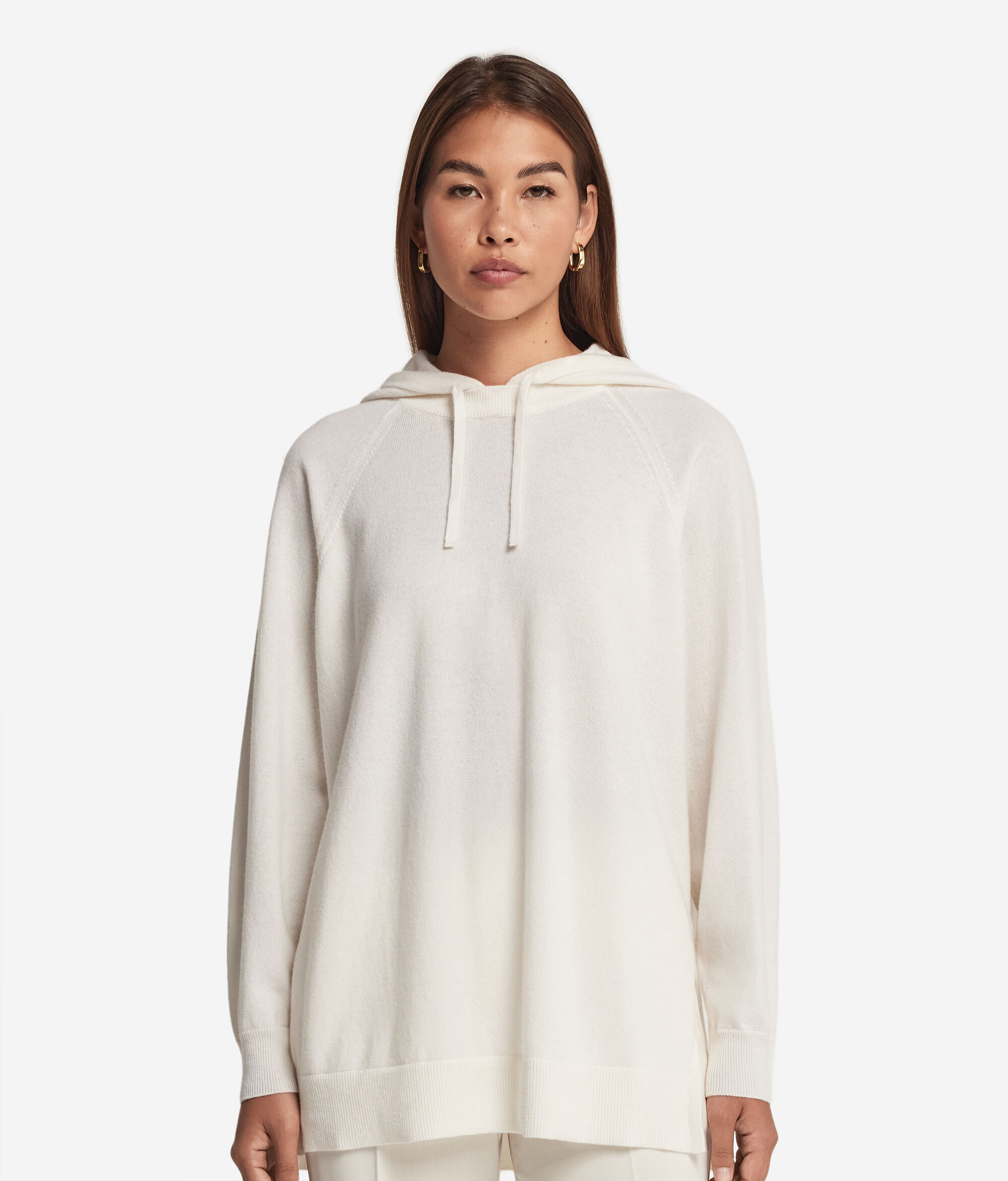 Bluza z kapturem z kaszmiru Ultrasoft
