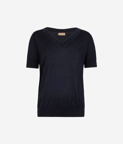 Джемпер из шелка и хлопка