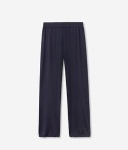 Pantalón palazzo de cashmere ultrafine