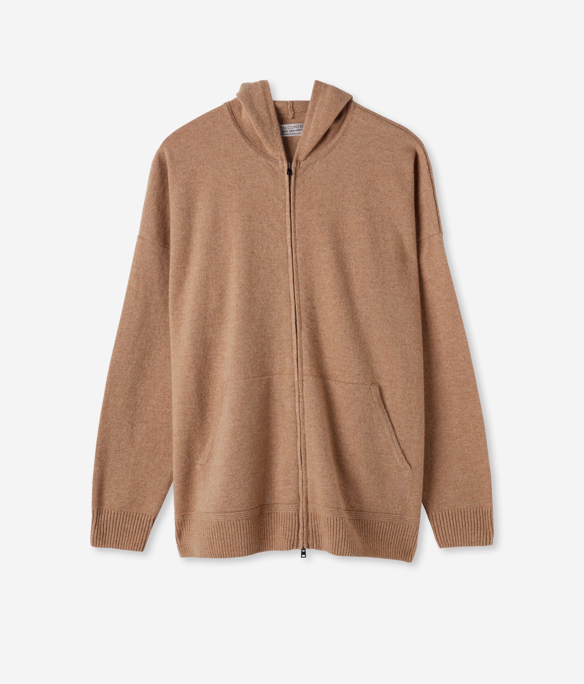 Bluza z kapturem z kaszmiru Ultrasoft