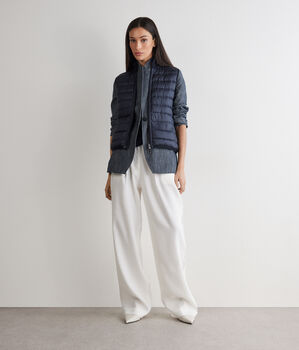 Matte Wendedaunenweste