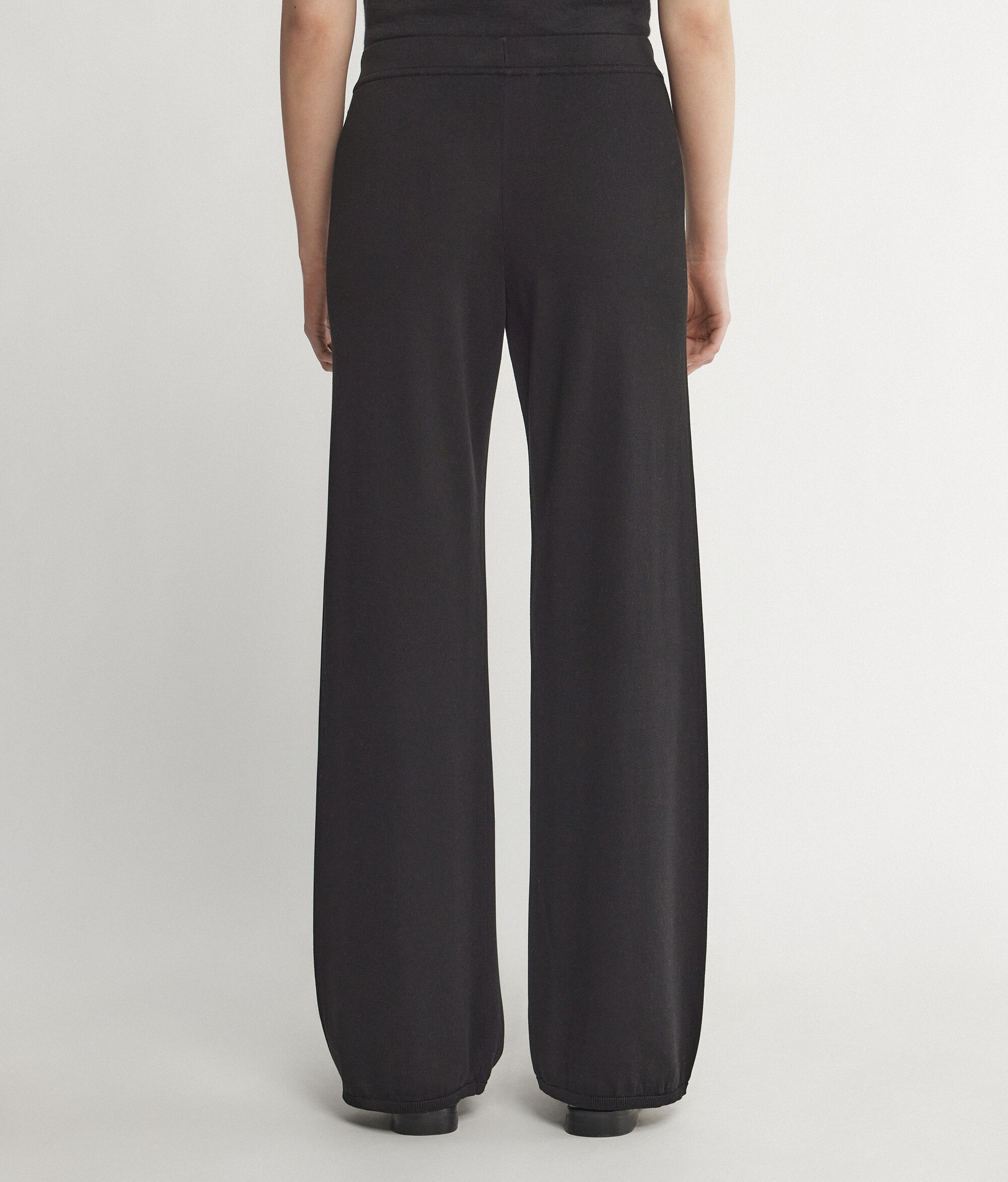 Silk and Cotton Palazzo Trousers
