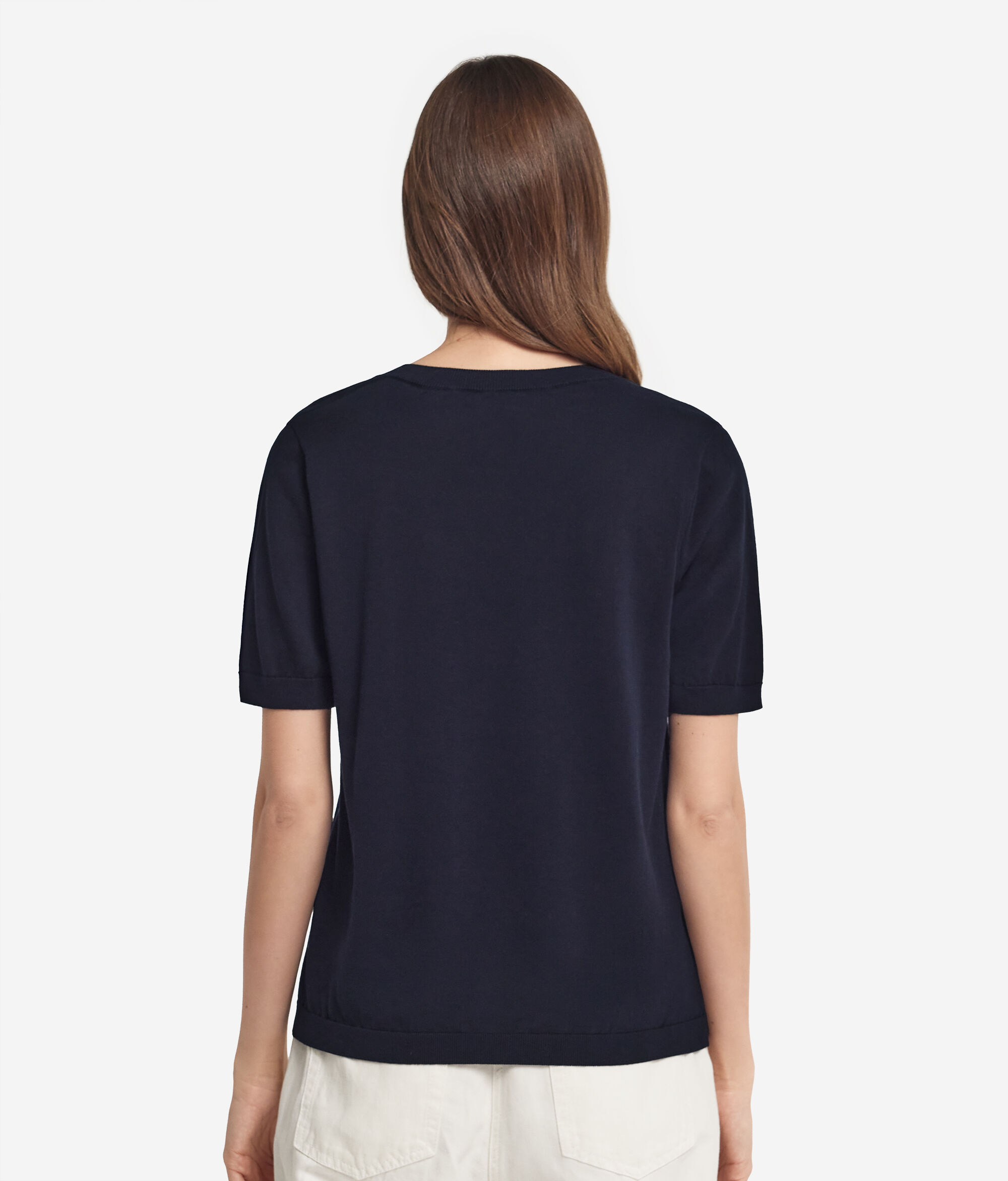 T-Shirt Scollo V Cotone Fresh