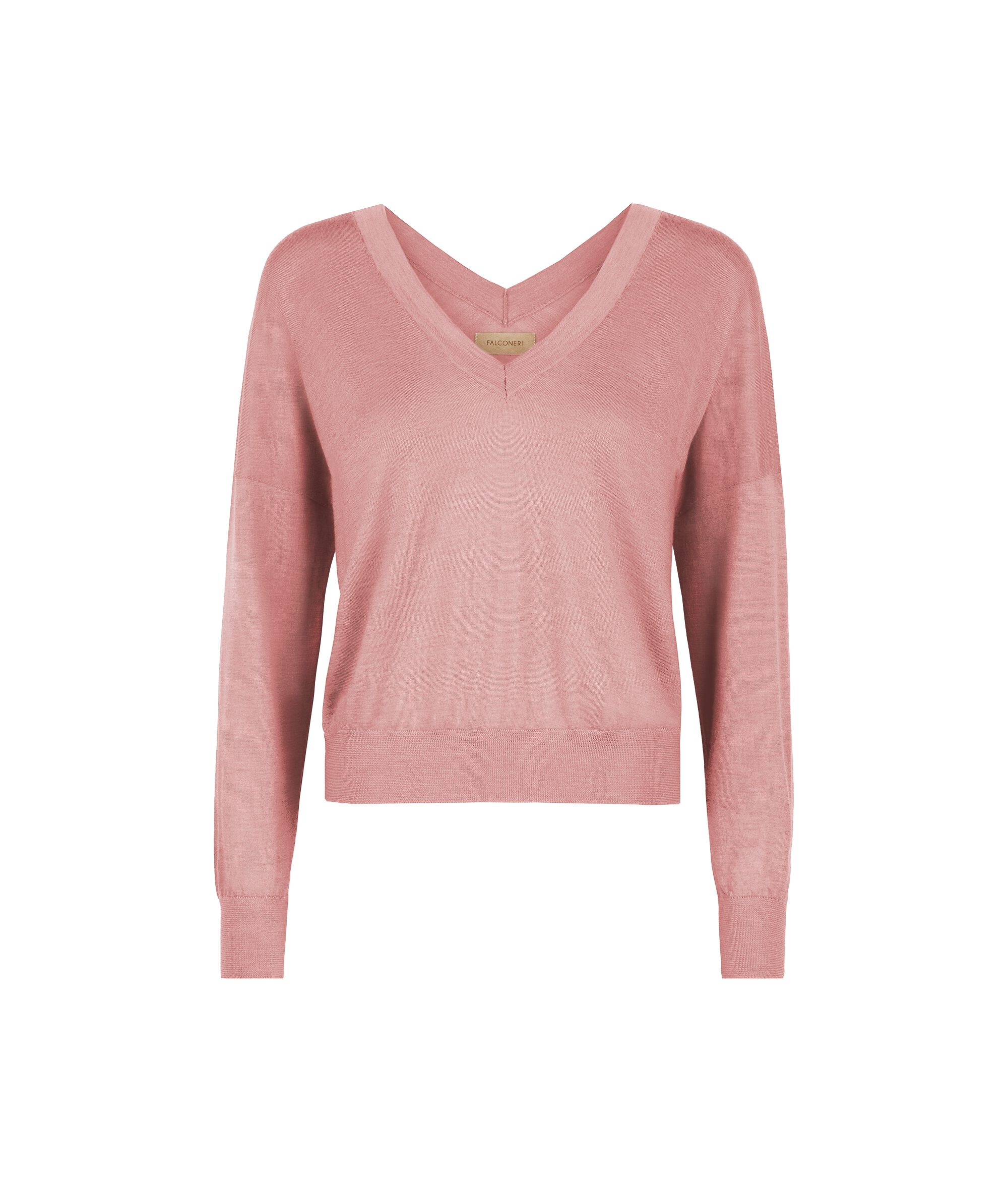 Ultrafine Cashmere Double V-Neck Sweater_9225