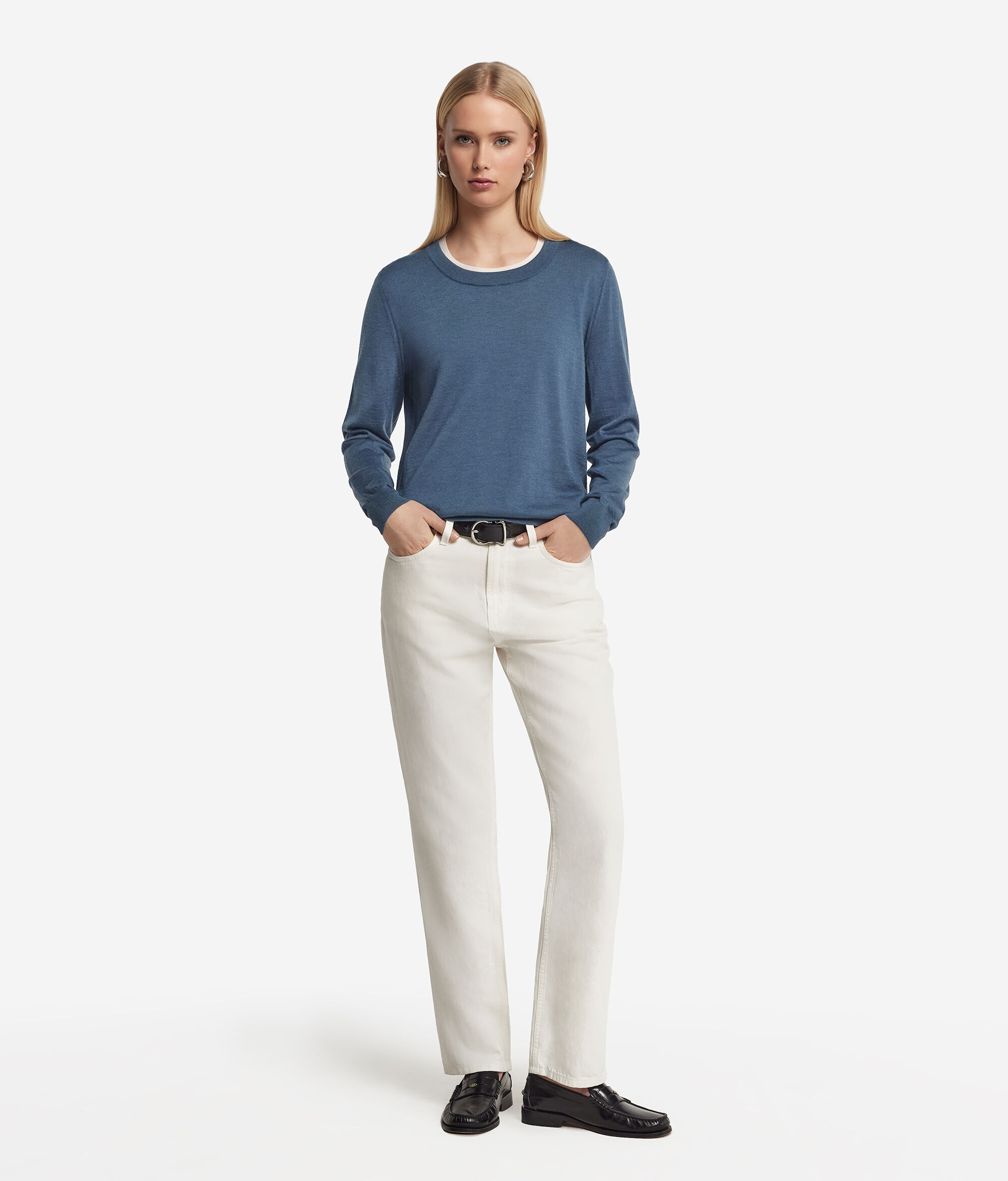 Ultrafine Cashmere Crewneck Sweater