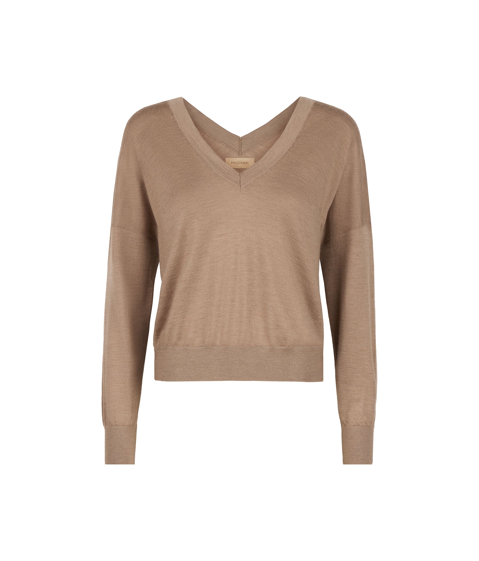 Ultrafine Cashmere Double V-Neck Sweater_9215