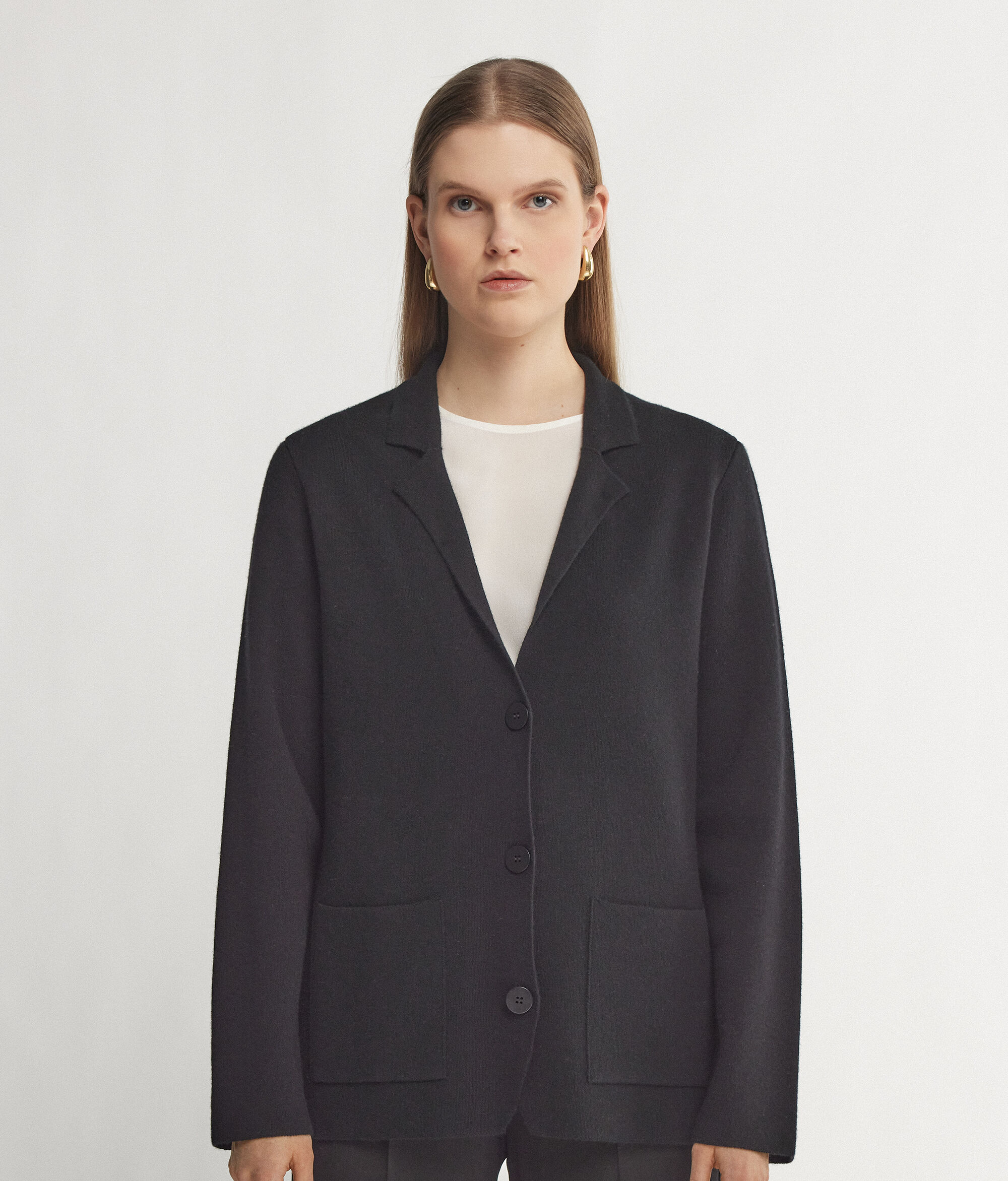 Jaqueta de tweed de llana
