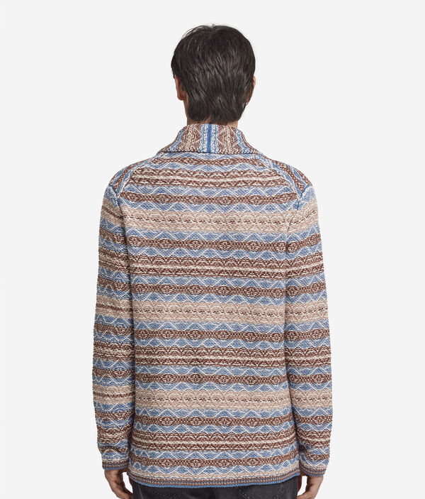 Кардиган из хлопка и шелка