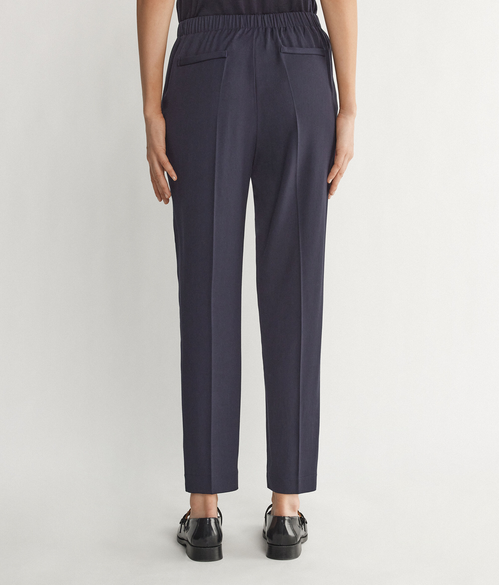 Брюки из вискозы и шерсти