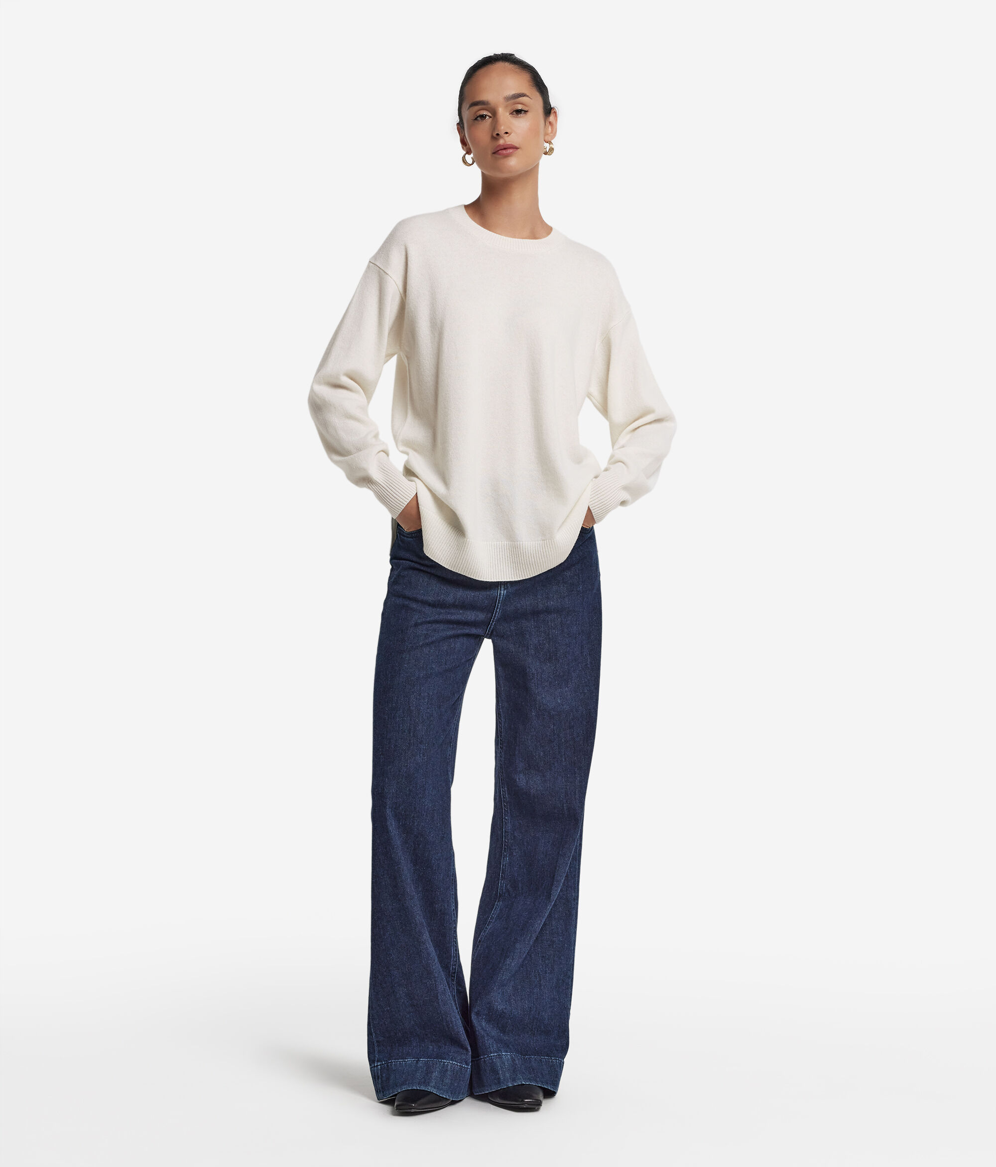 Μπλούζα με σκισίματα από Ultrasoft Cashmere