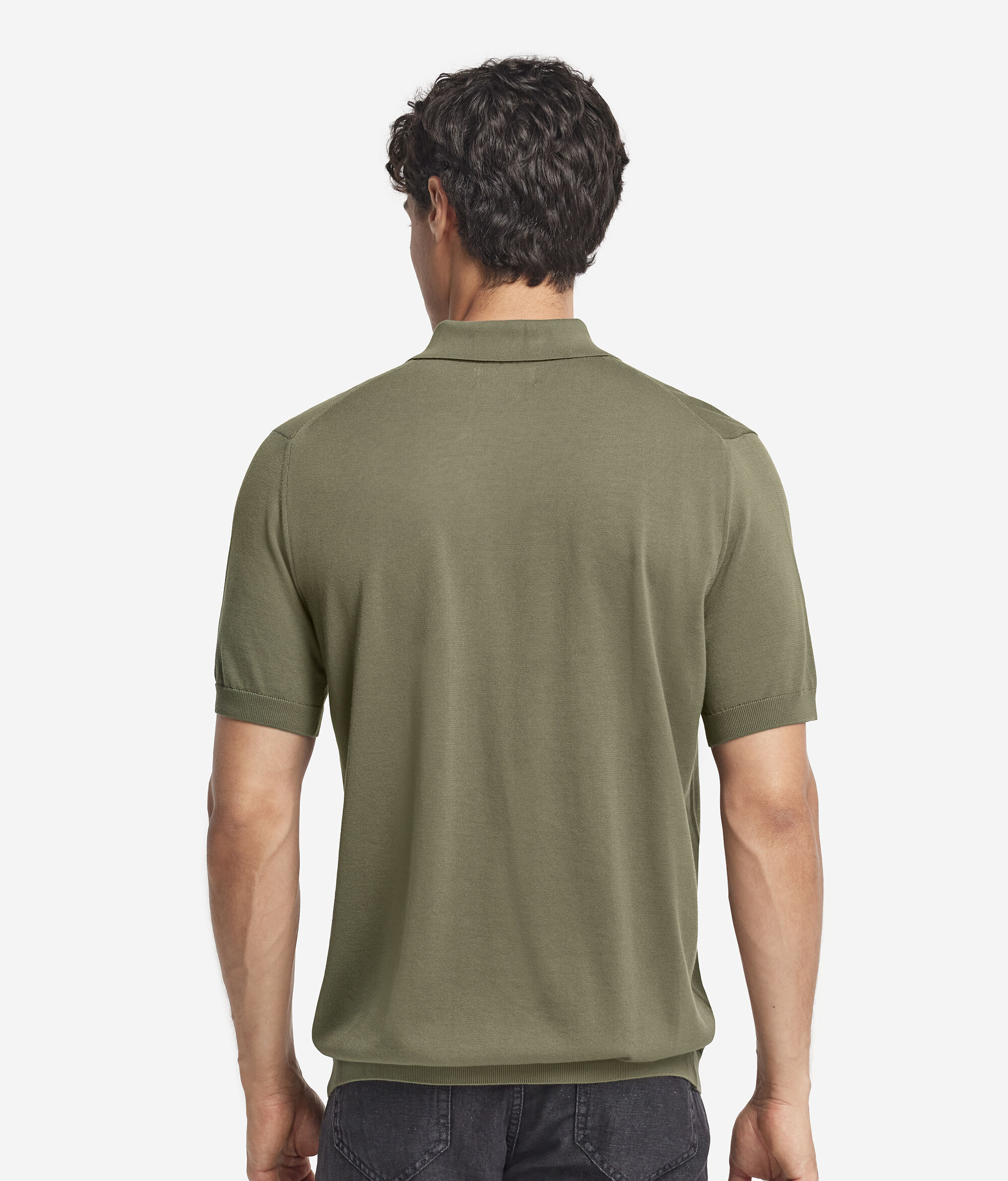 Short-Sleeved Fresh Cotton Polo Shirt