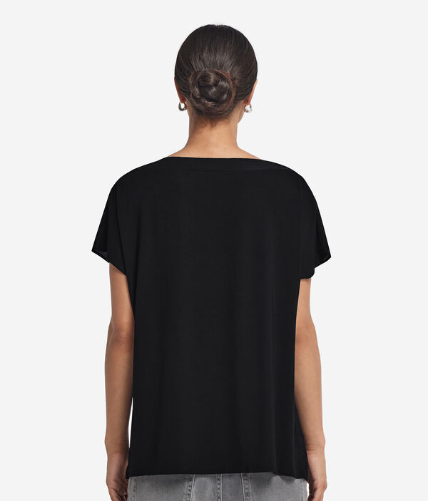 Блуза из шелка и модала