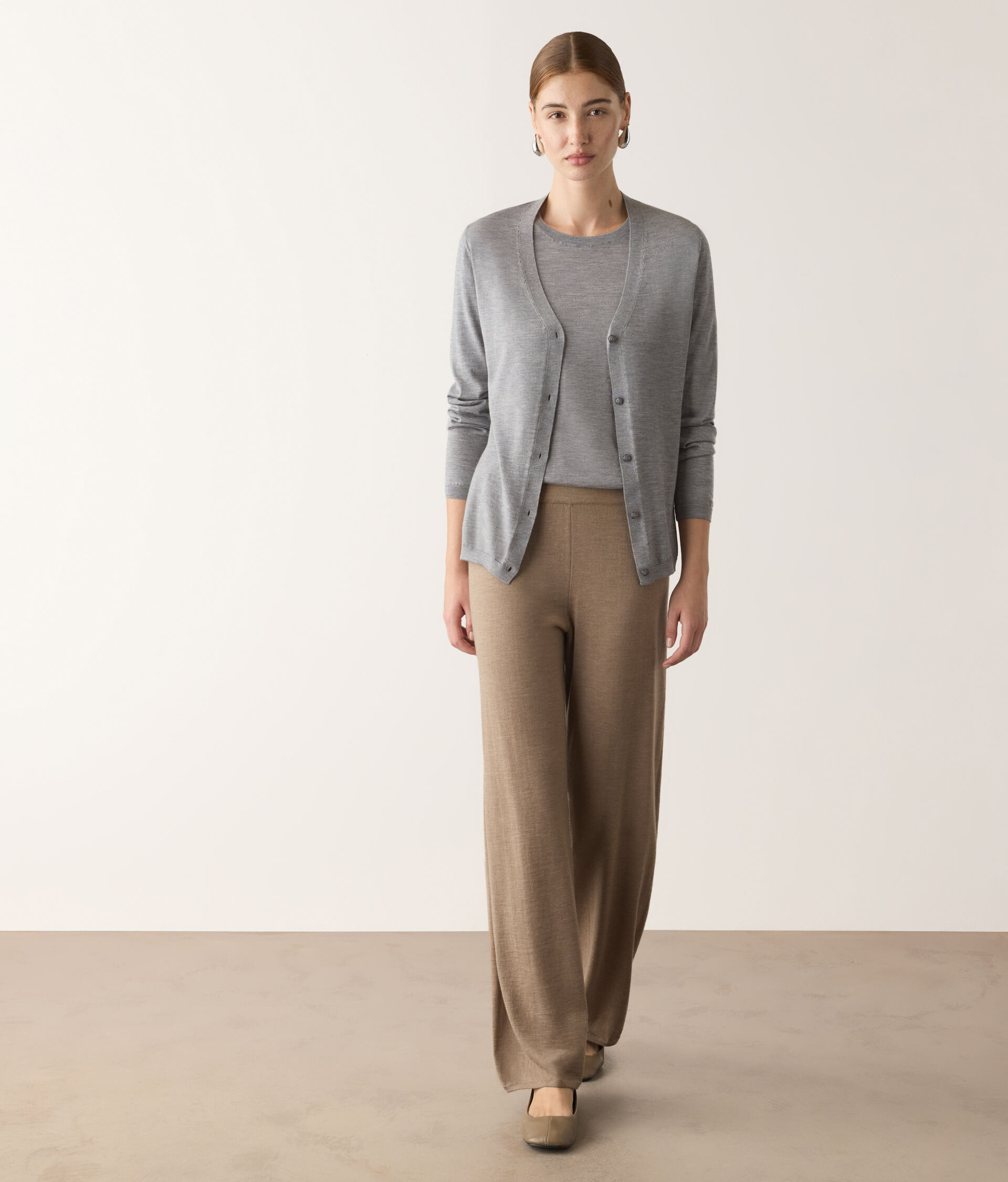 Ultrafine Cashmere Palazzo Pants