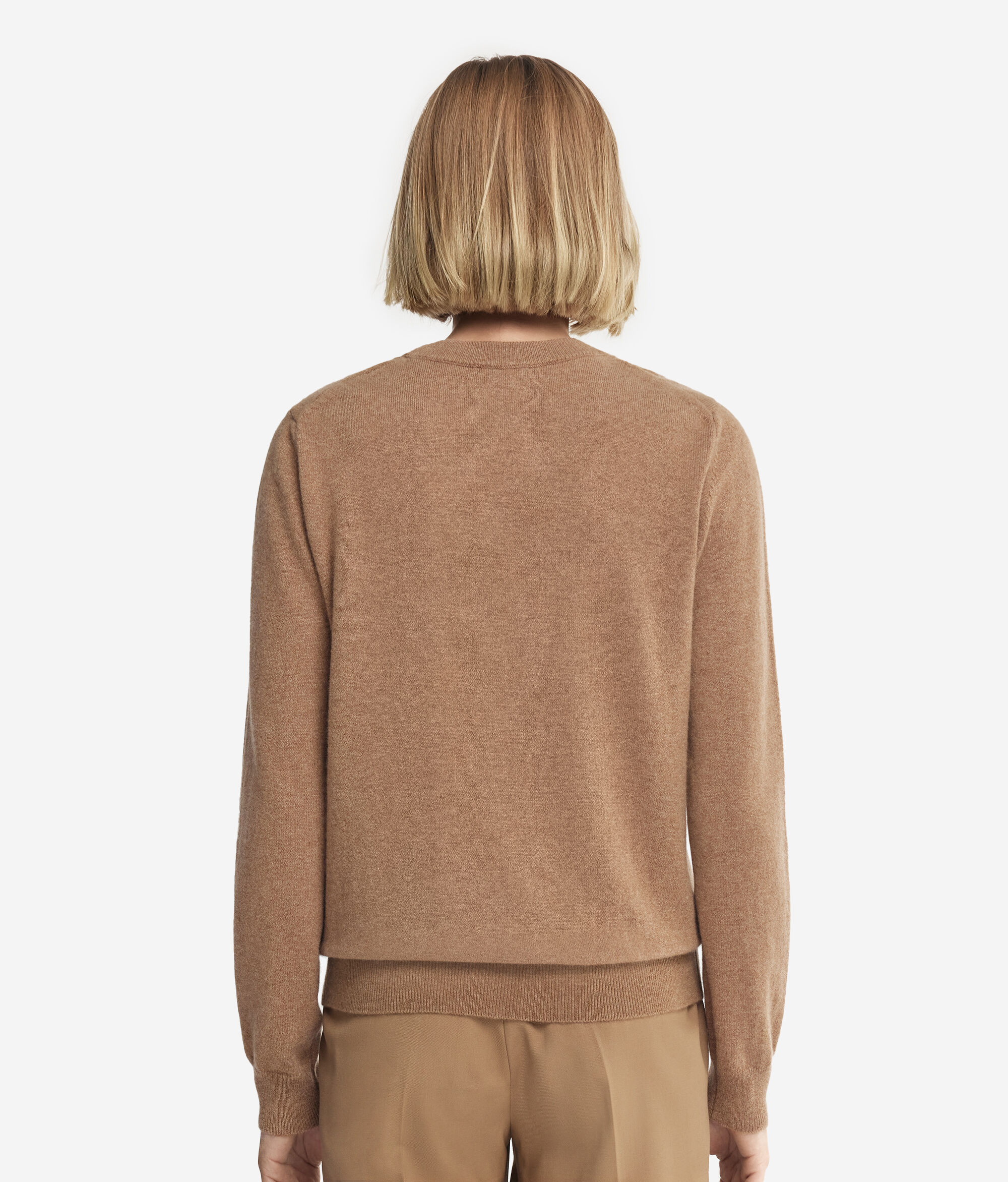 Ultrasoft Cashmere Long Sleeved Crewneck Sweater