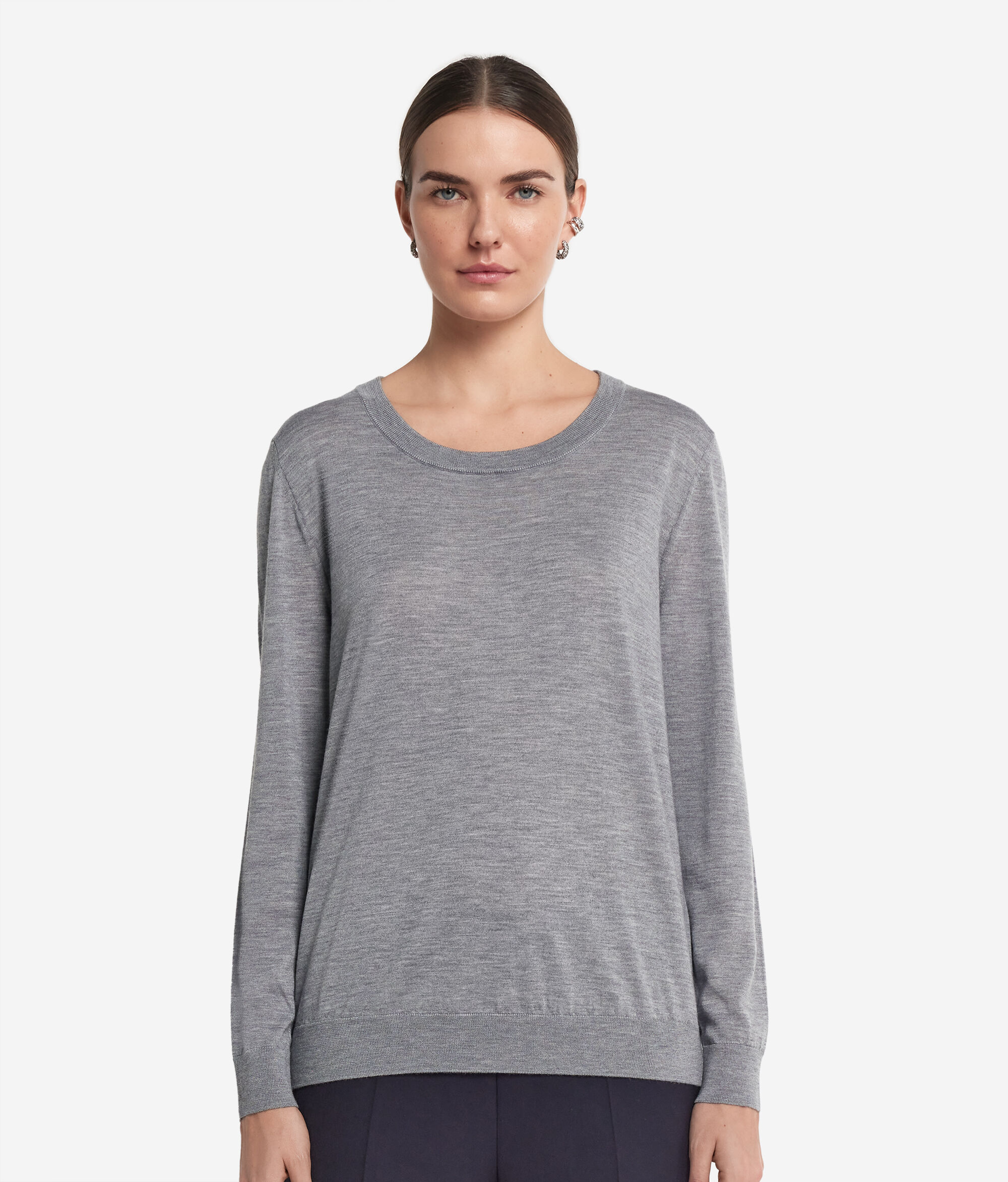 Crew Neck Ultrafine Cashmere Jumper