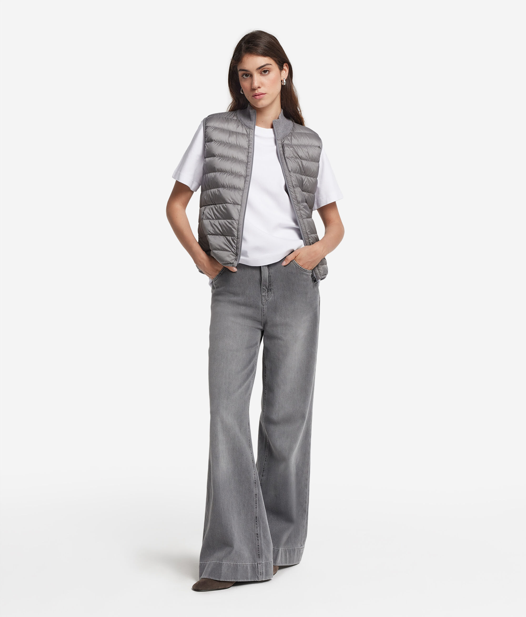 Reversible Cashmere Down Gilet