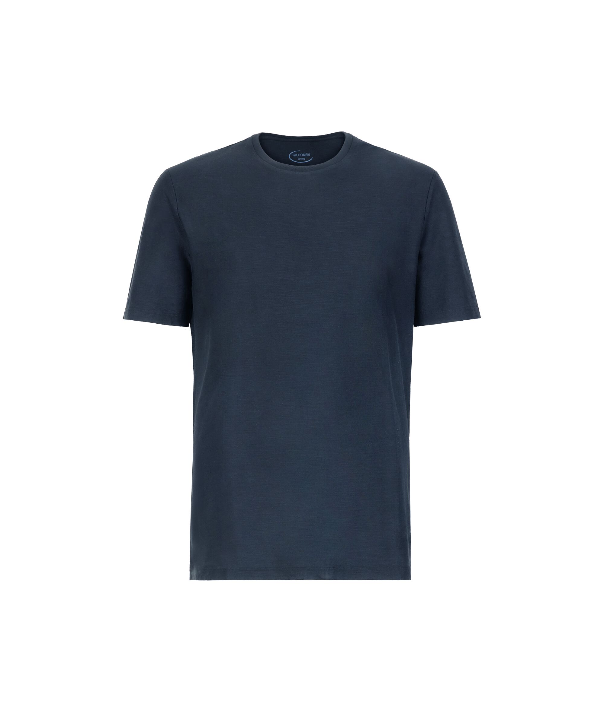 Twist Cotton T-Shirt Colore Blue