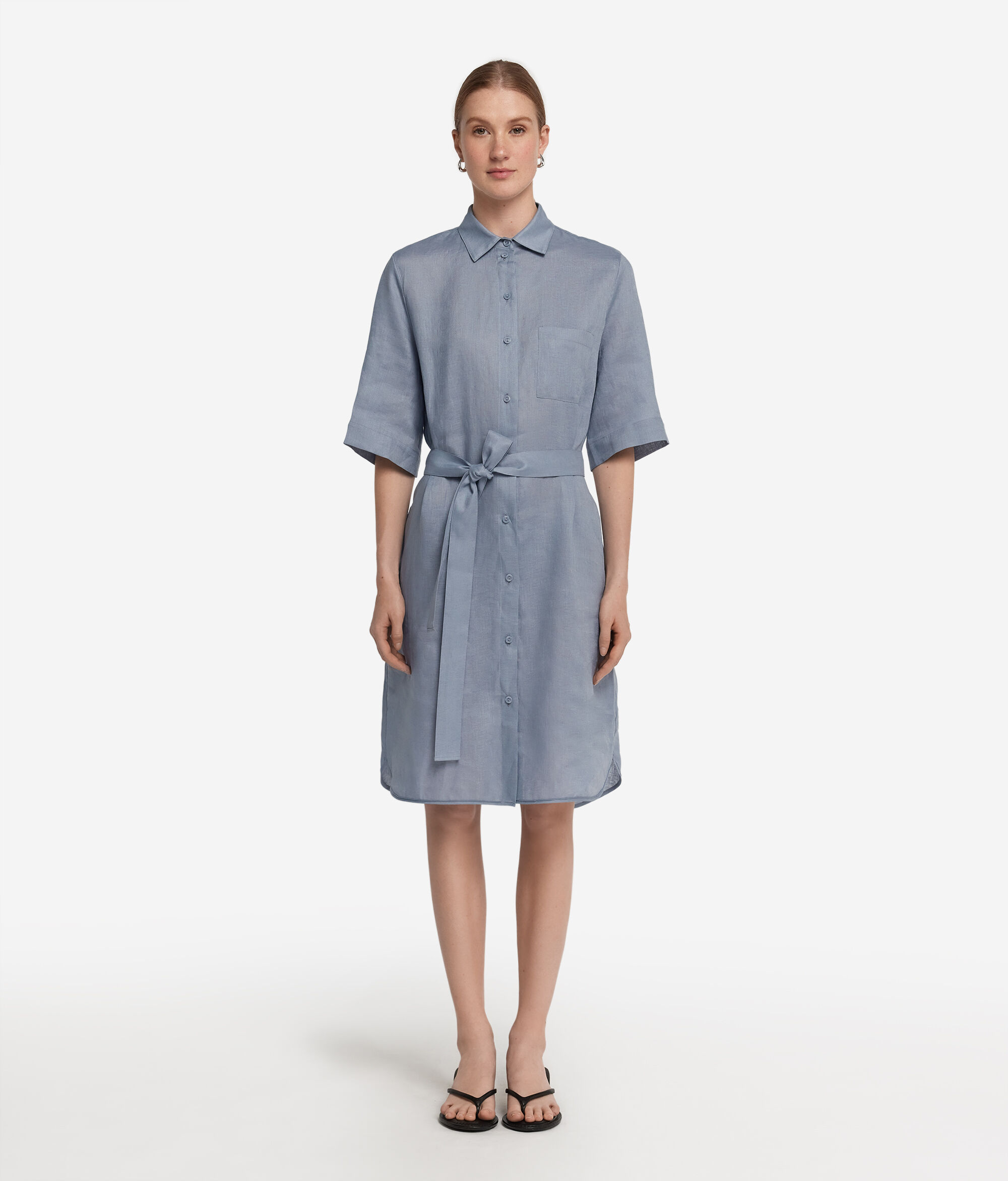 Linen Shirt Dress