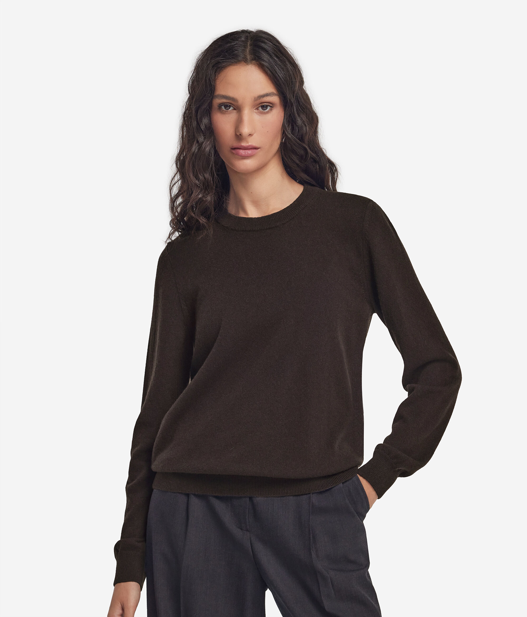 Maglia girocollo in Cashmere Ultrasoft