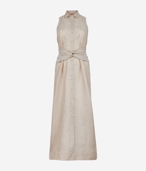 Платье изо льна