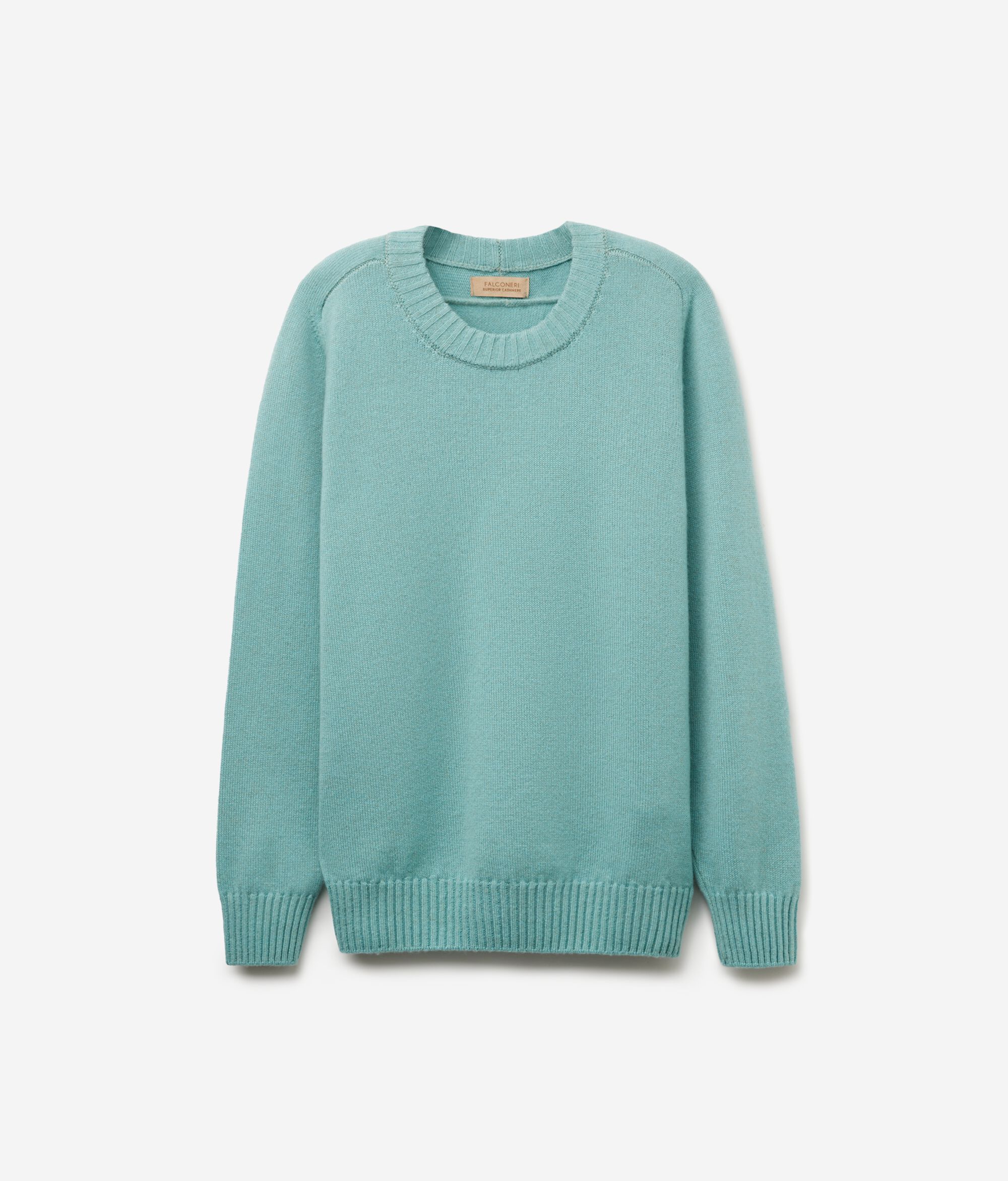 Ultrasoft Cashmere Reglan Omuz Detaylı Yuvarlak Yaka Kazak