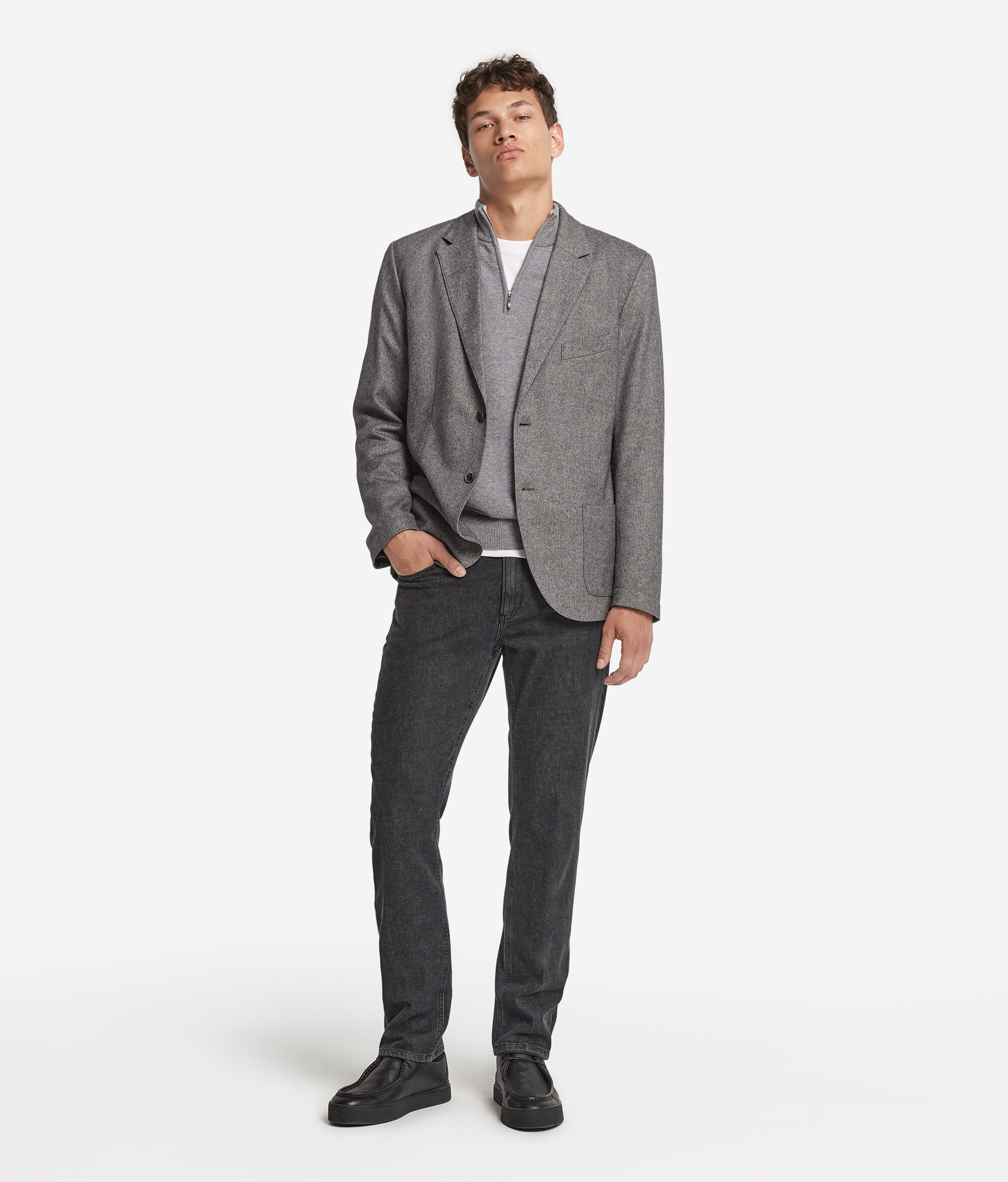 Jacke aus Kaschmir und Seide