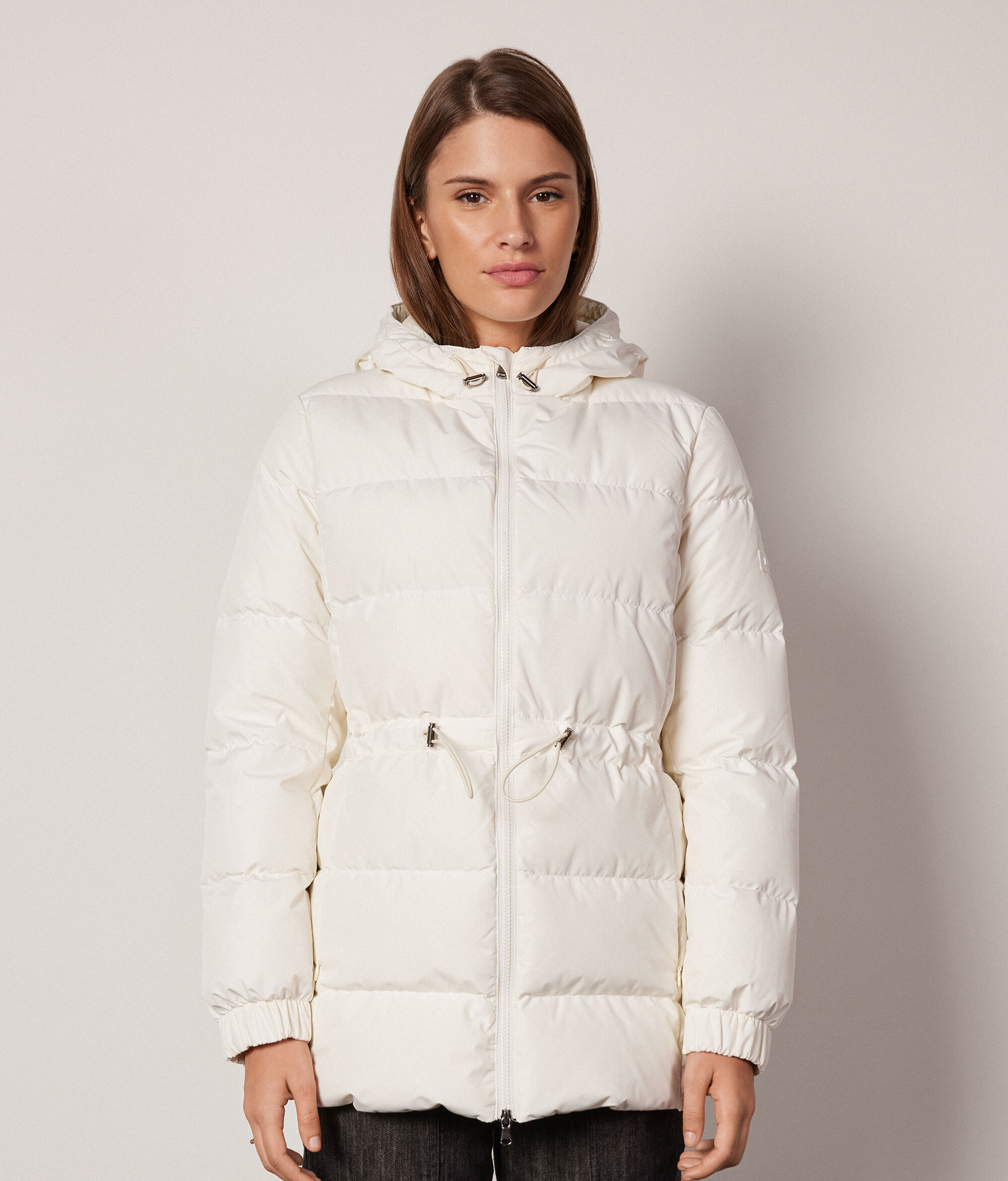Daunenjacke mit Kapuze