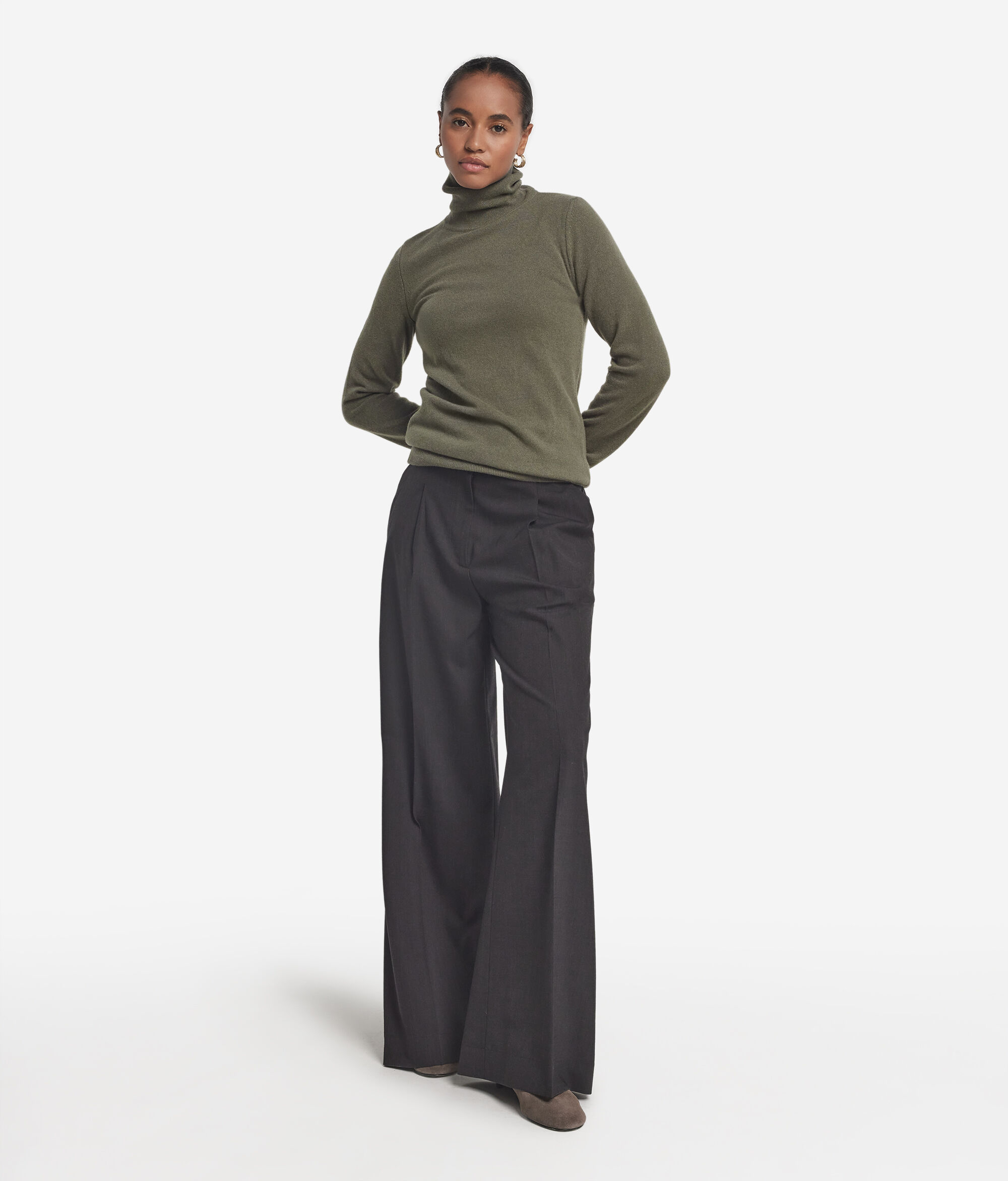 Col roulé femme en cachemire ultra-doux