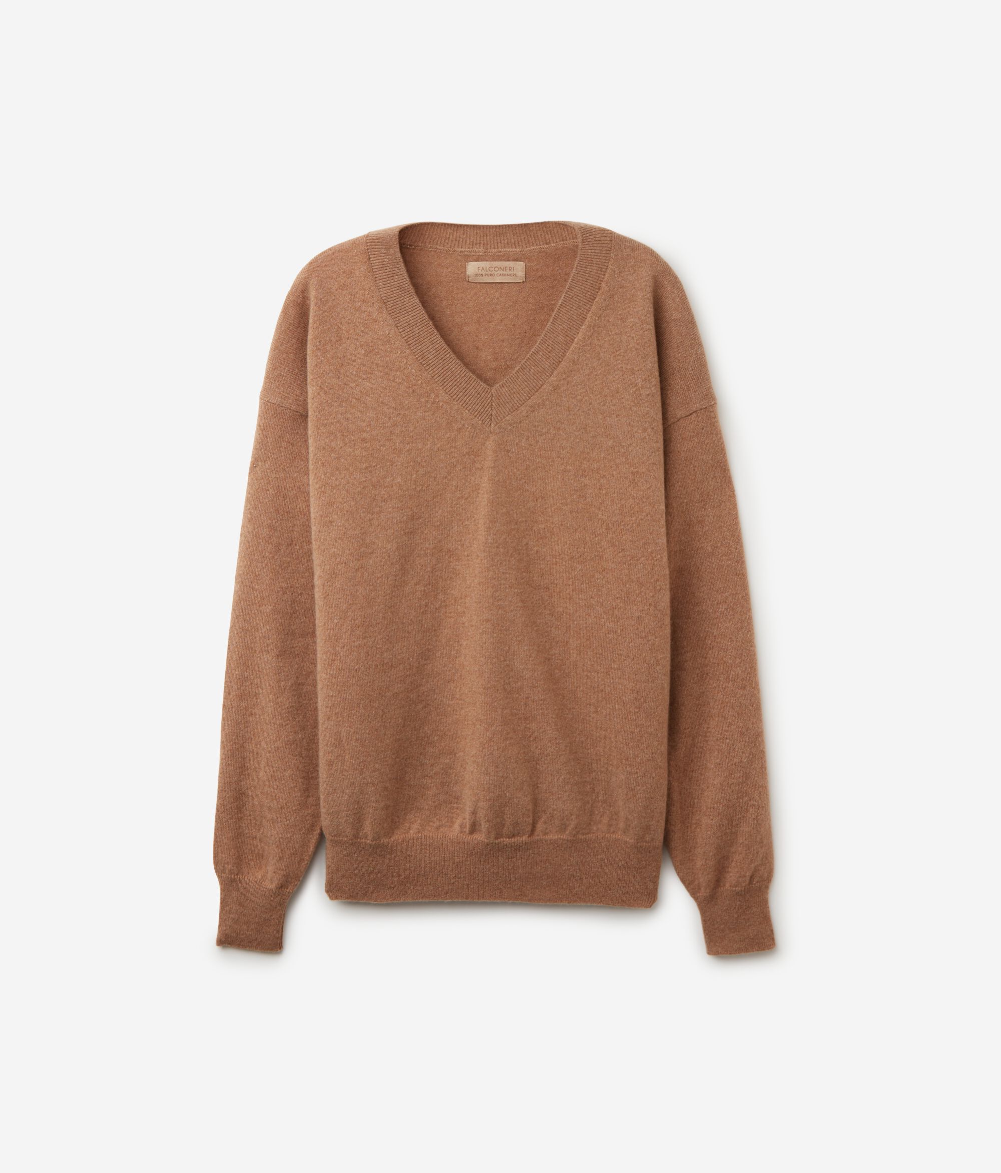 Μπλούζα από Ultrasoft Cashmere με Λαιμόκοψη V