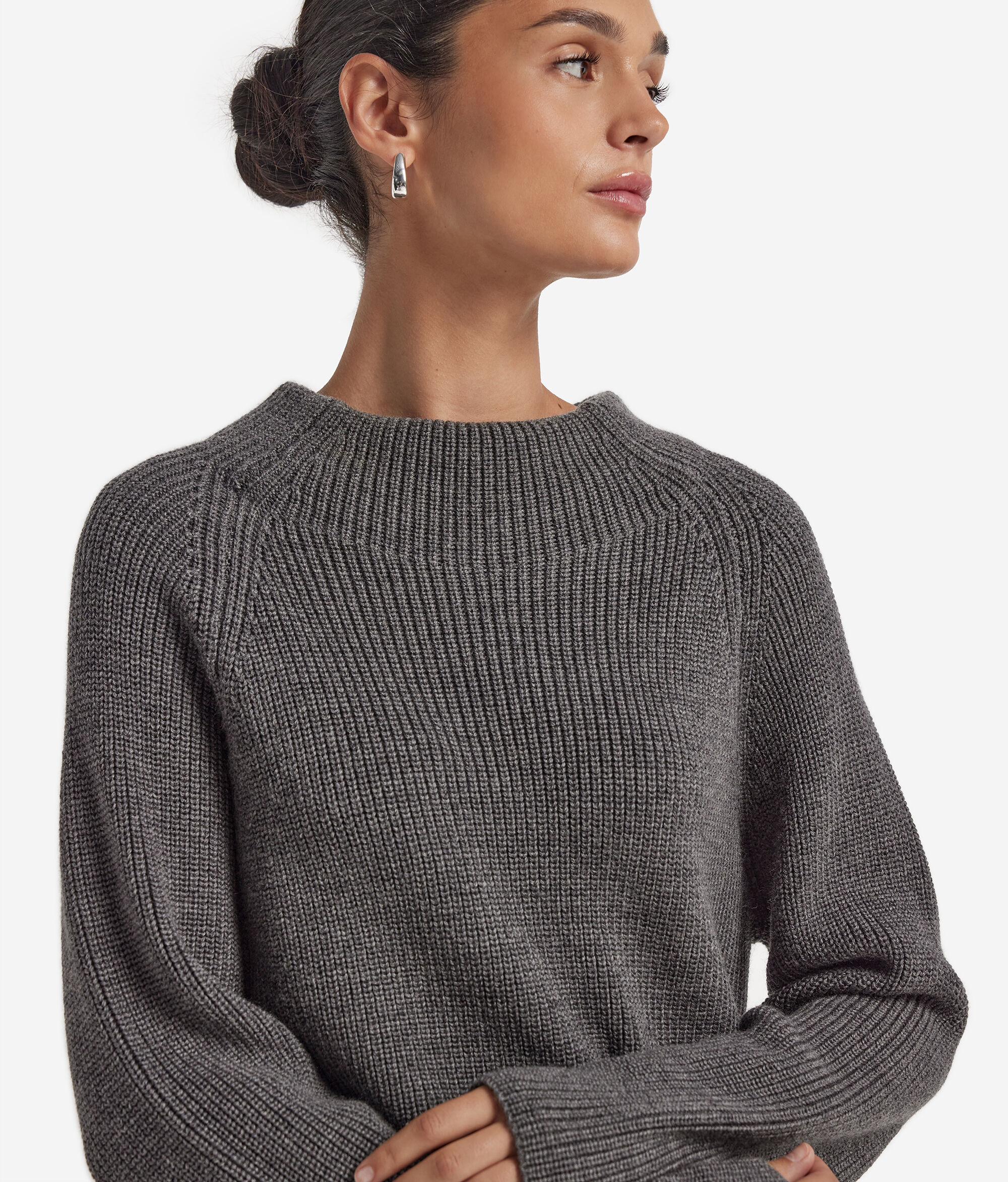Wool turtleneck jumper