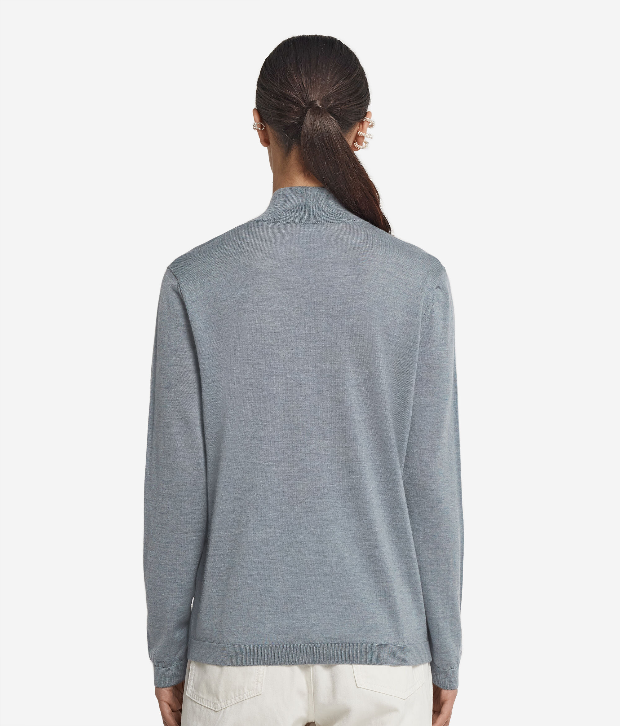 Jersei Coll Perkins Superposat de Cashmere
